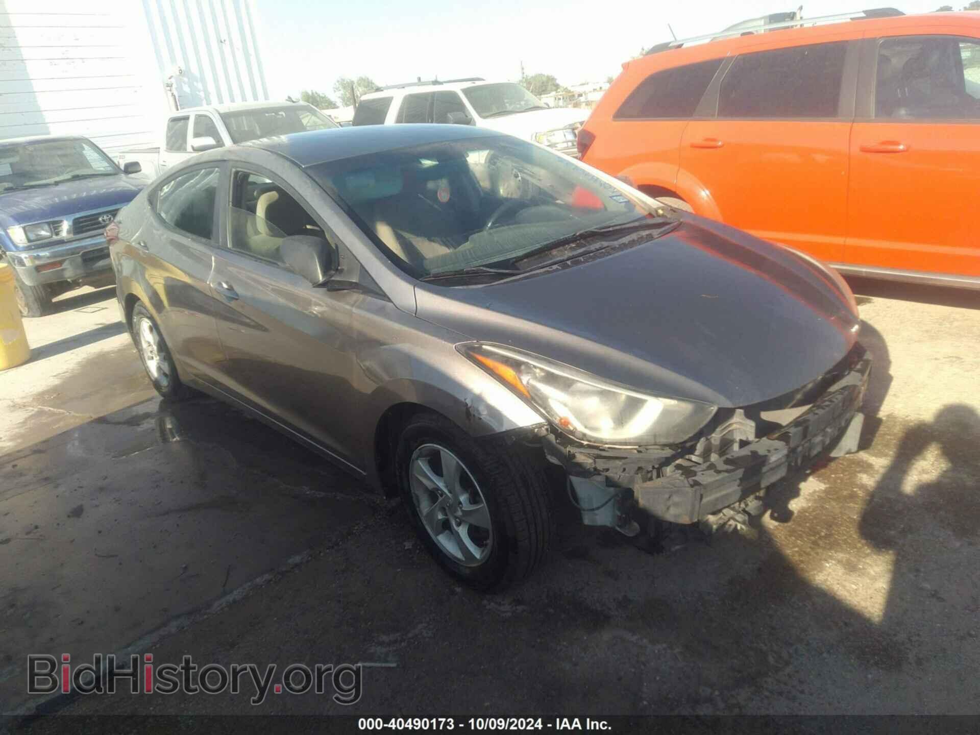 Photo 5NPDH4AE0EH524755 - HYUNDAI ELANTRA 2014
