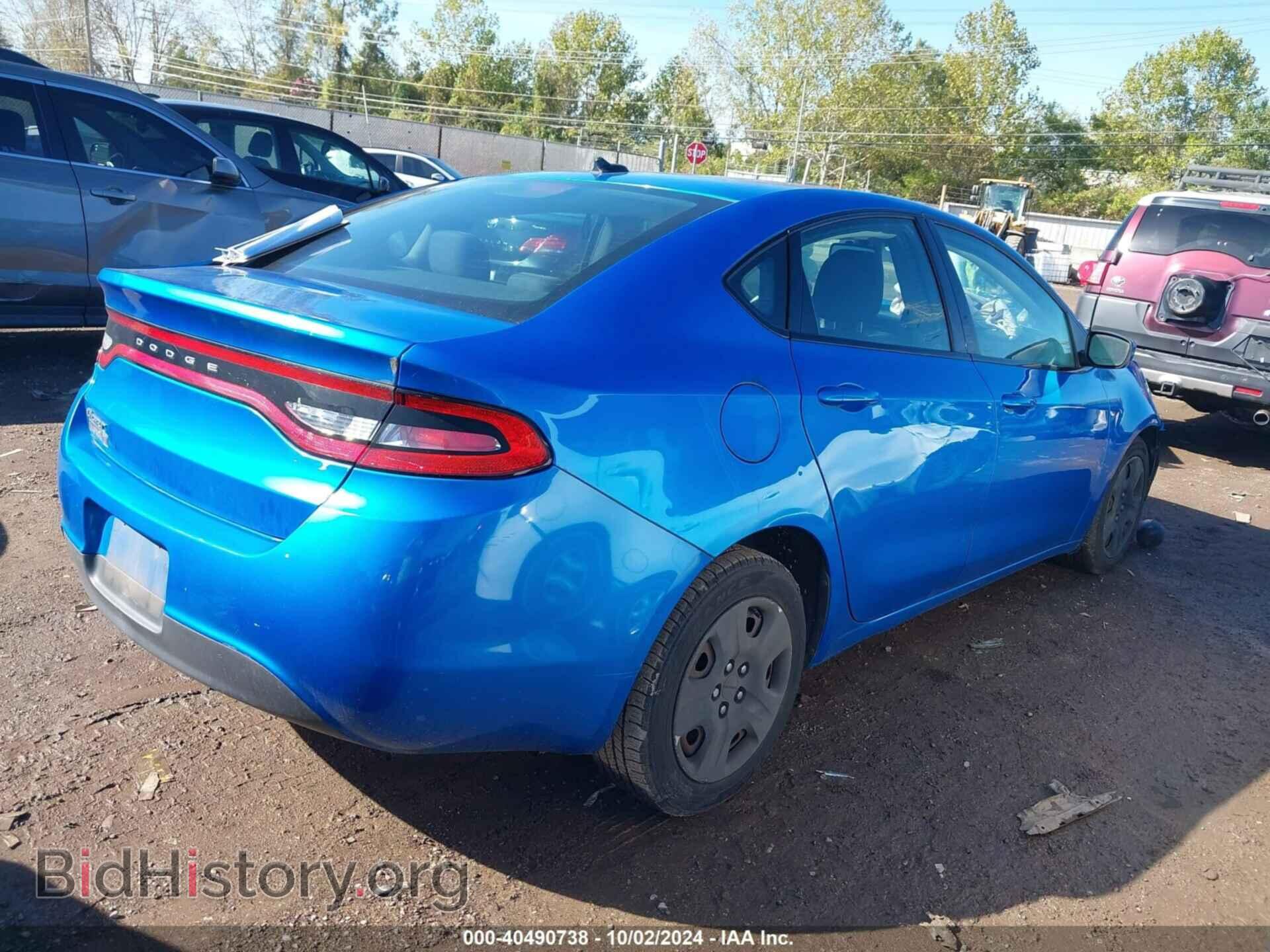 2016 DODGE DART - VIN: 1C3CDFAA5GD505485 - Фото 4