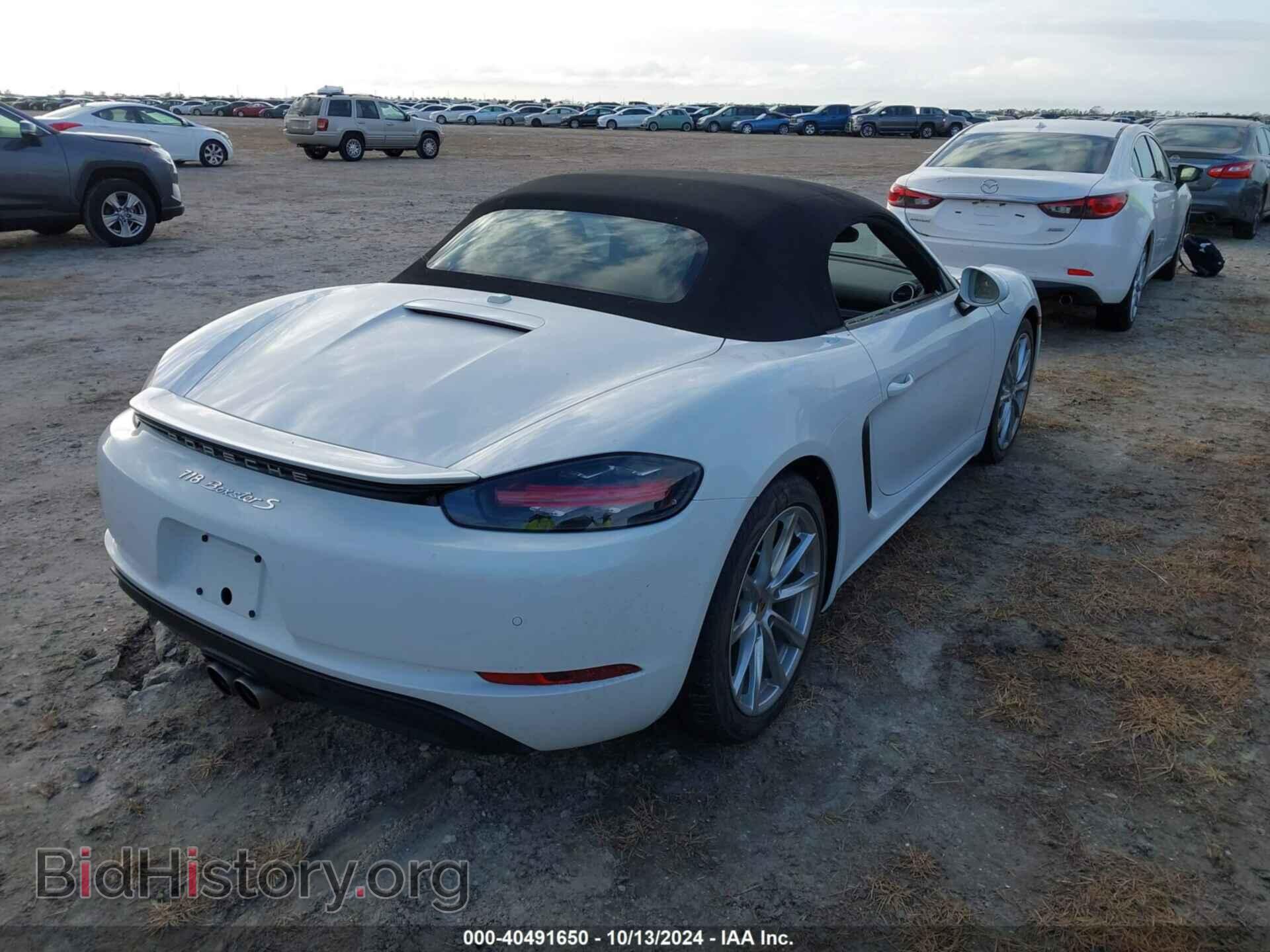 2018 PORSCHE 718 BOXSTER - VIN: WP0CB2A85JS228458 - Фото 4