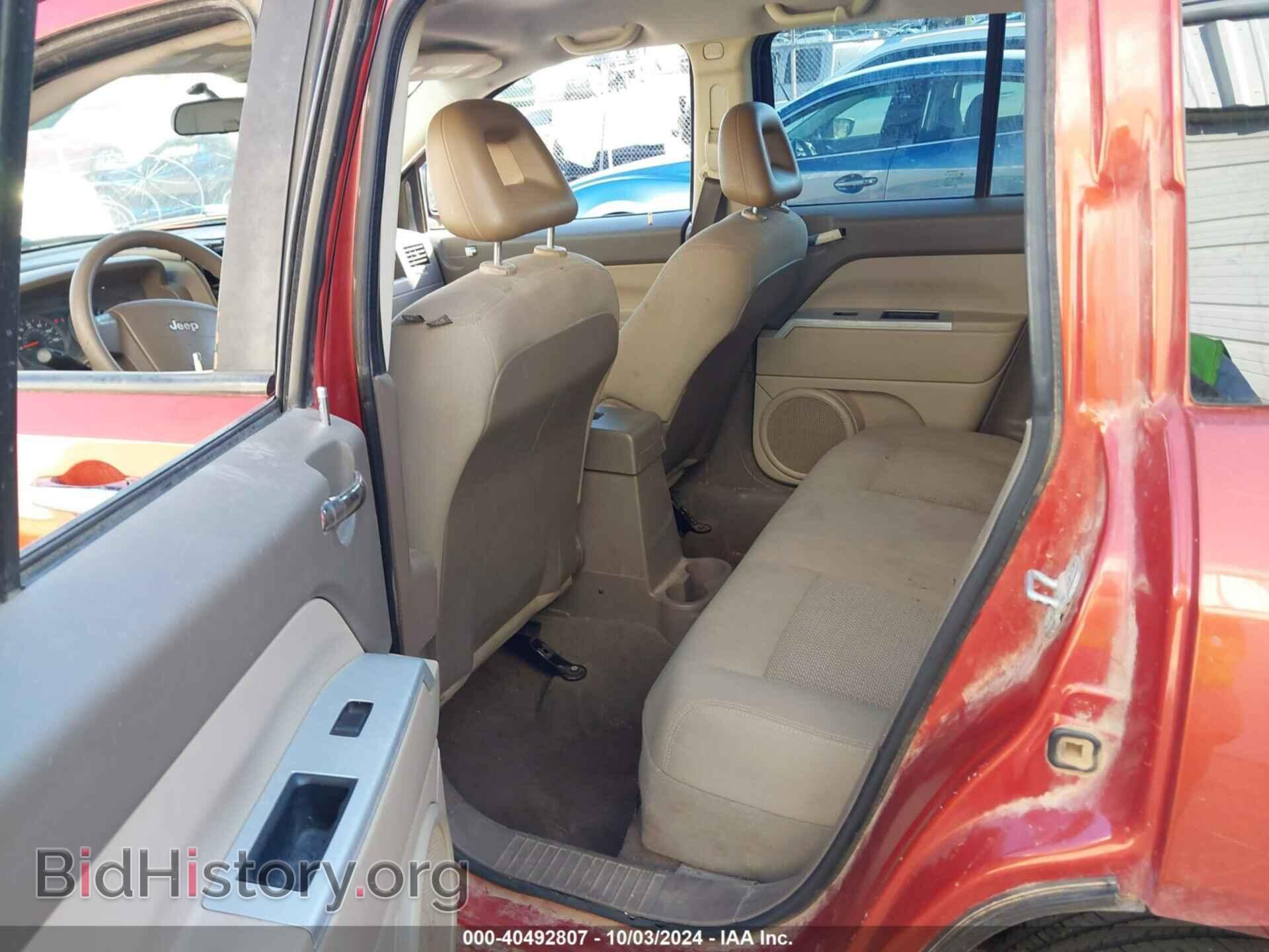 2008 JEEP COMPASS - VIN: 1J8FT47038D522326 - Фото 8