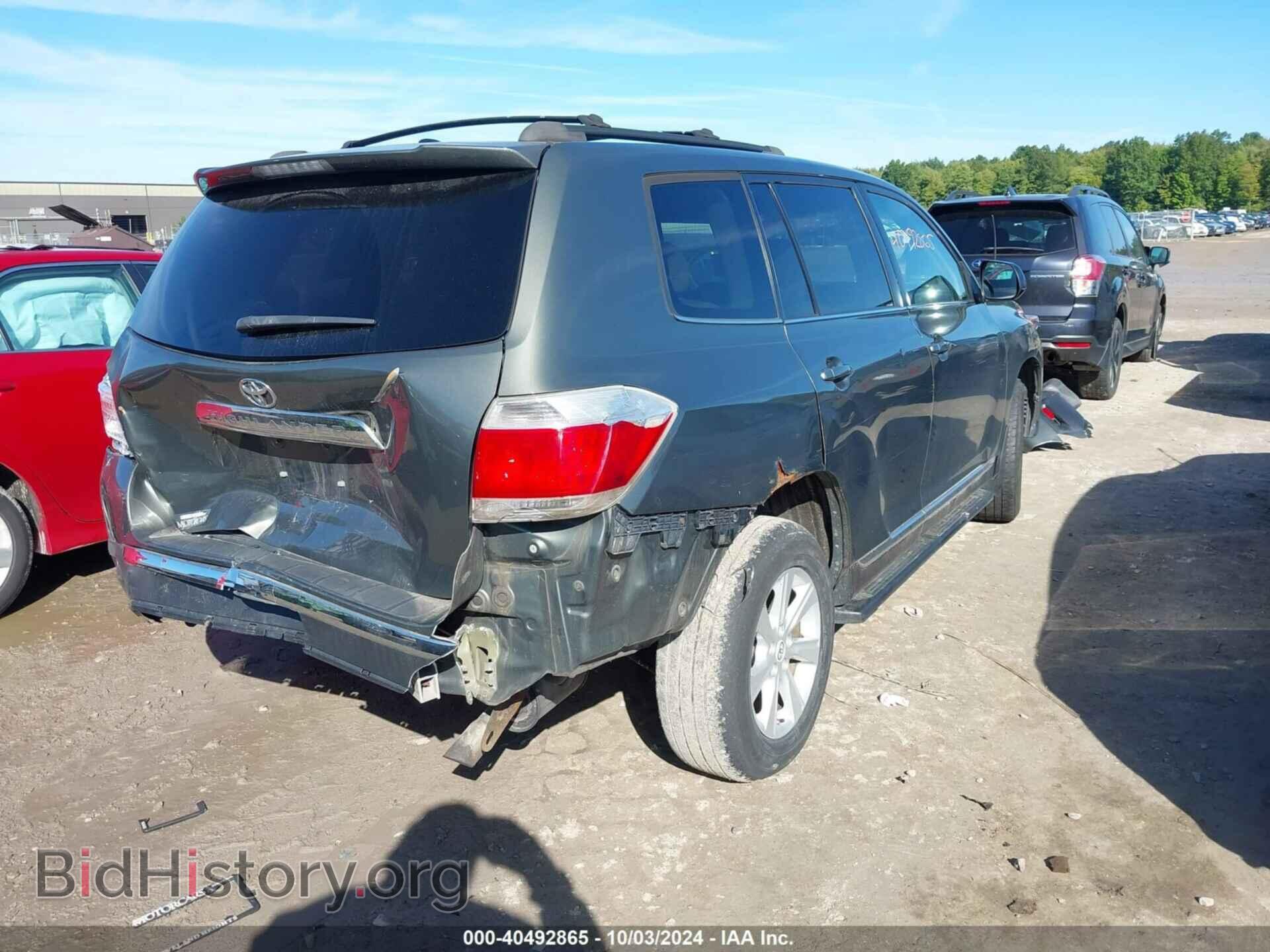 2012 TOYOTA HIGHLANDER - VIN: 5TDZA3EH2CS023088 - Фото 4