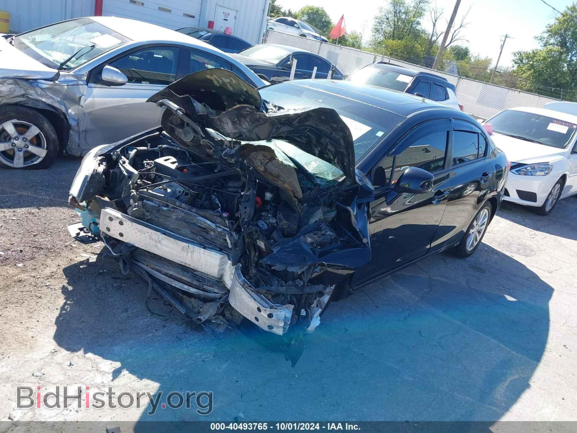2012 HONDA CIVIC - VIN: 2HGFB2F88CH612980 - Фото 2
