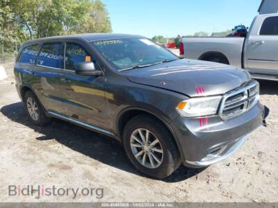 2017 Dodge DURANGO SXT AWD, gray — VIN 1C4RDJAG4HC888565, IAAI