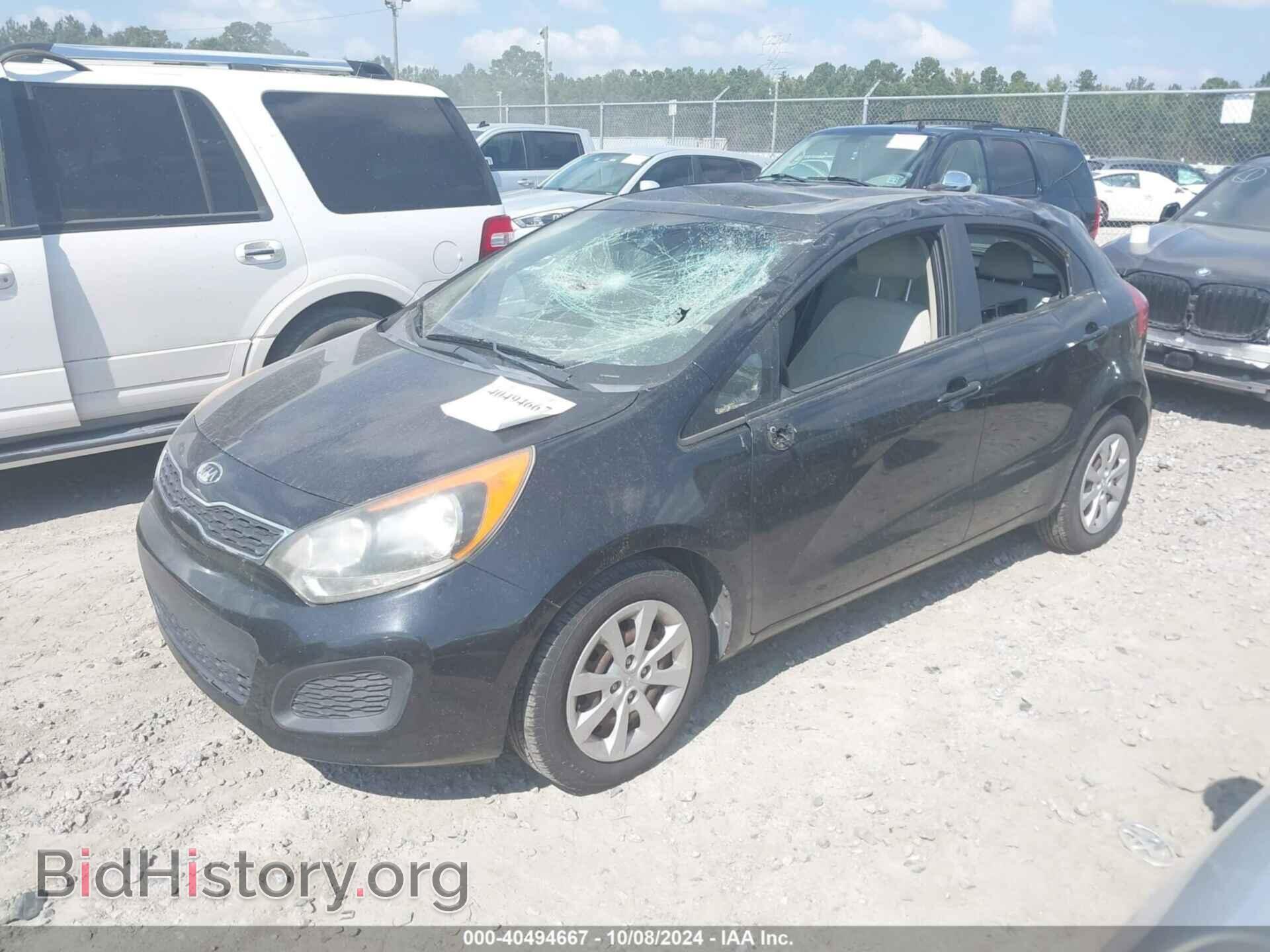 2013 KIA RIO - VIN: KNADN5A30D6097824 - Фото 2