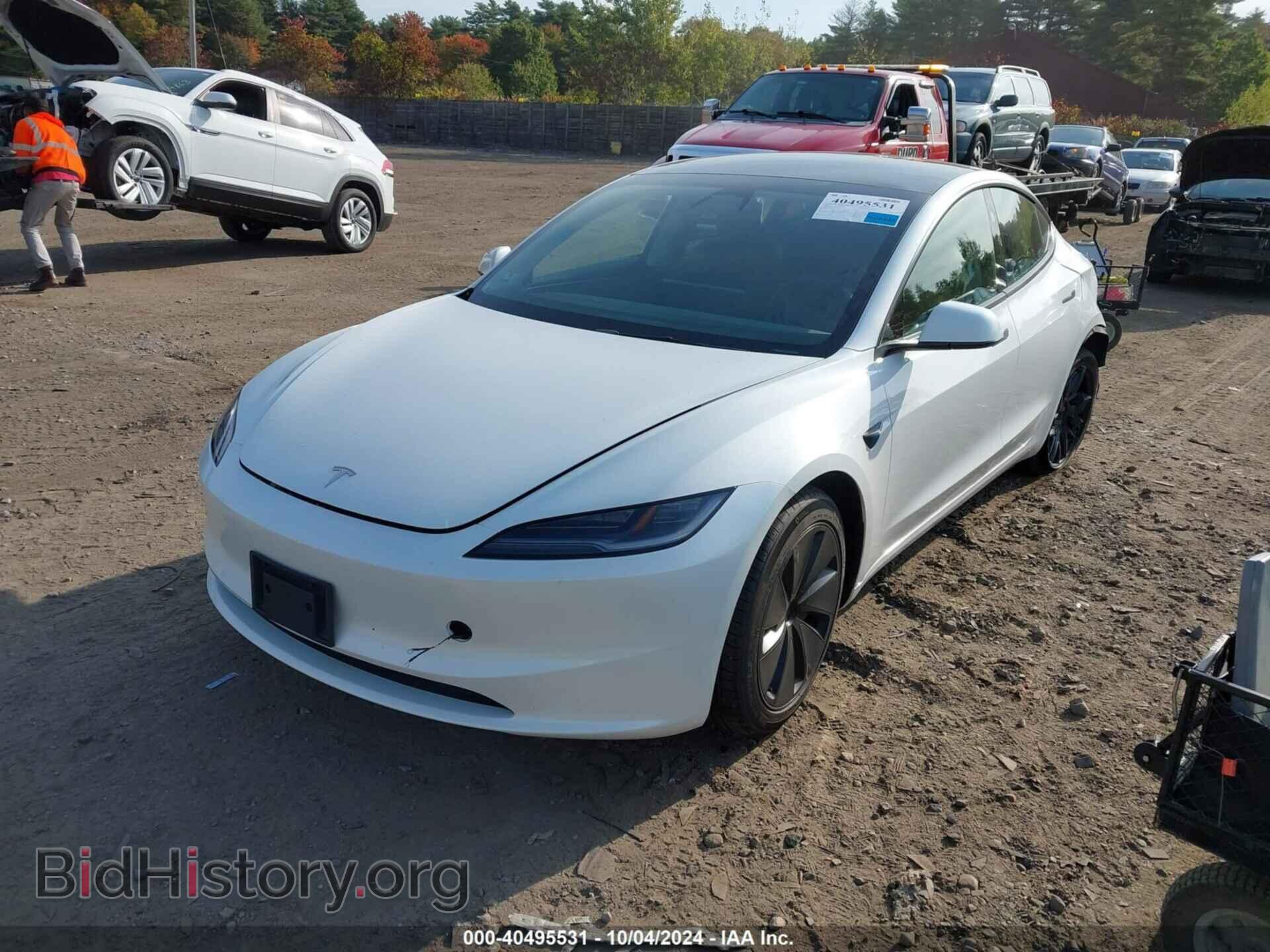 2024 TESLA MODEL 3 - VIN: 5YJ3E1EA6RF846718 - Фото 2