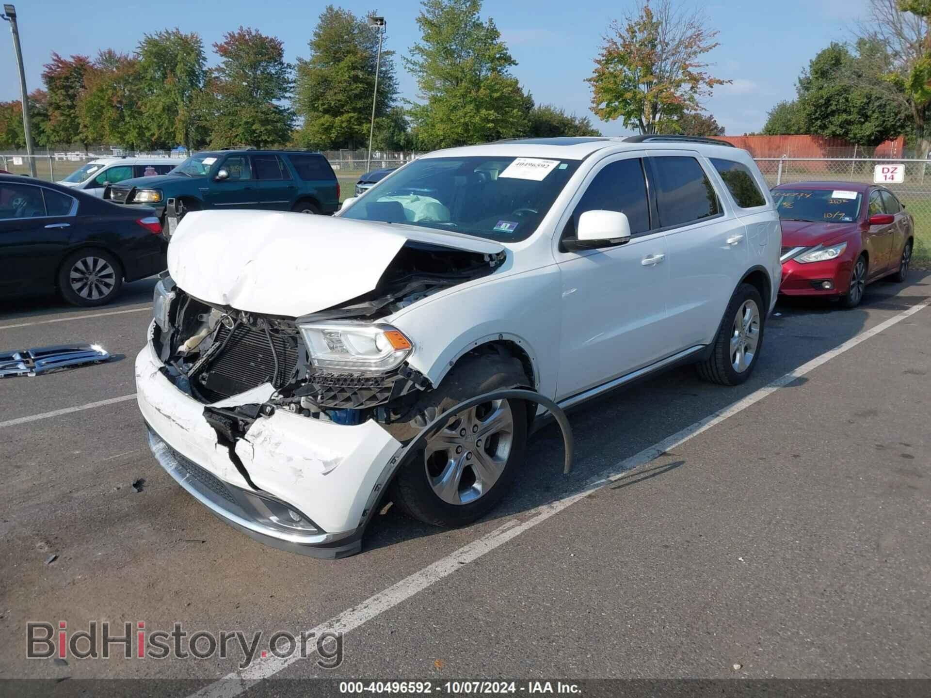 2014 DODGE DURANGO - VIN: 1C4RDJDG4EC455965 - Фото 2