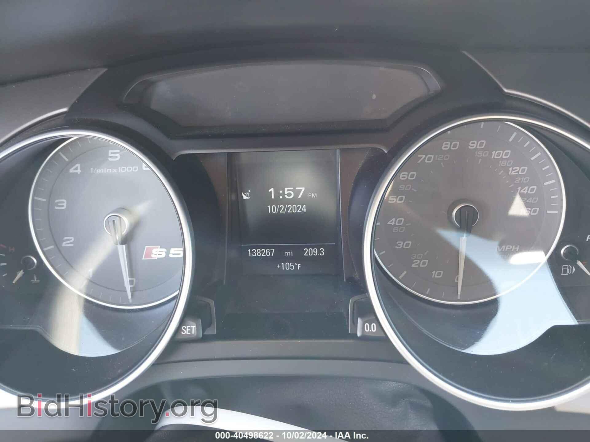 2013 AUDI S5 - VIN: WAUCGAFR5DA069414 - Photo 7