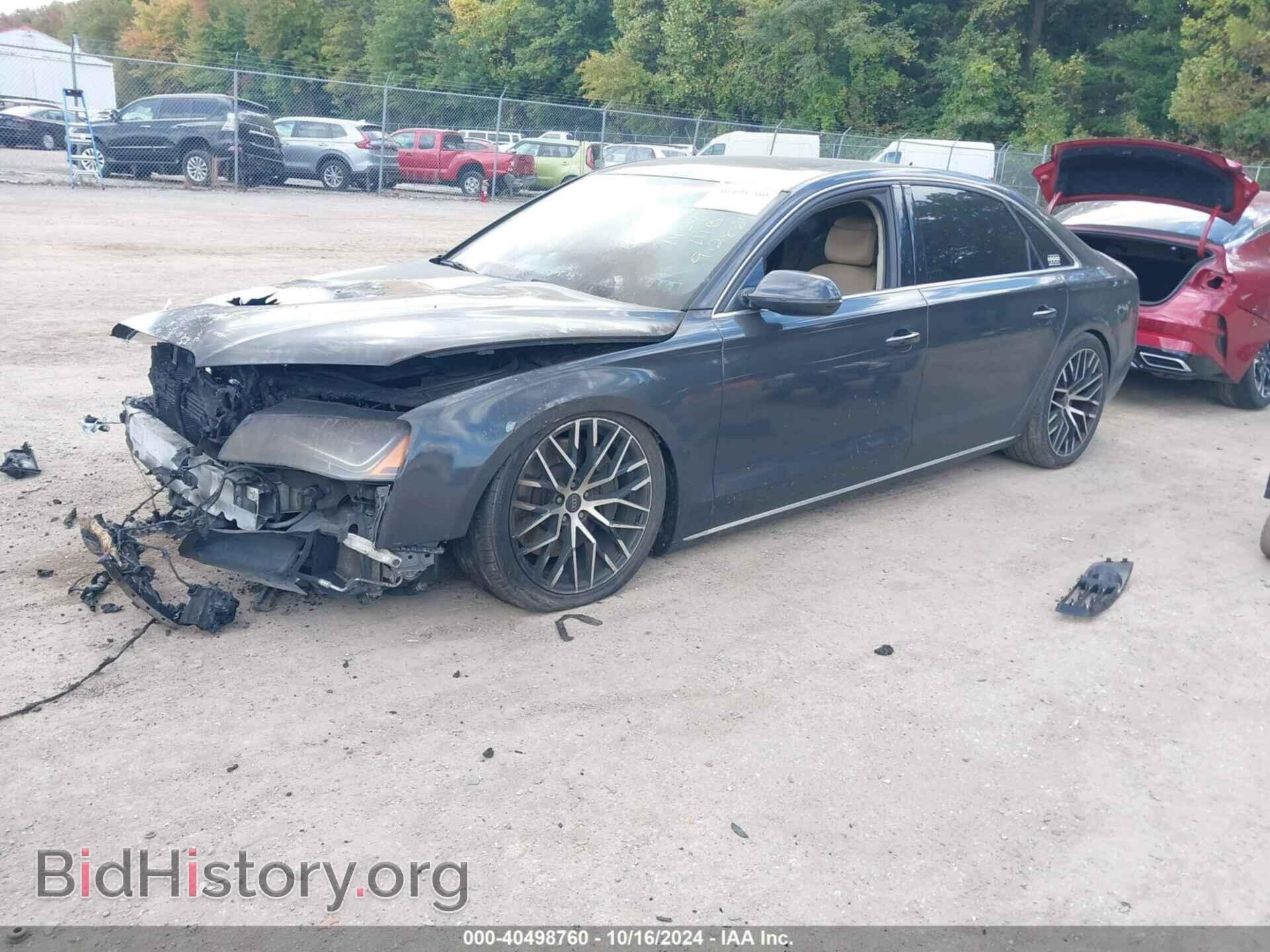 2013 AUDI A8 L - VIN: WAUR2AFD4DN017598 - Фото 2