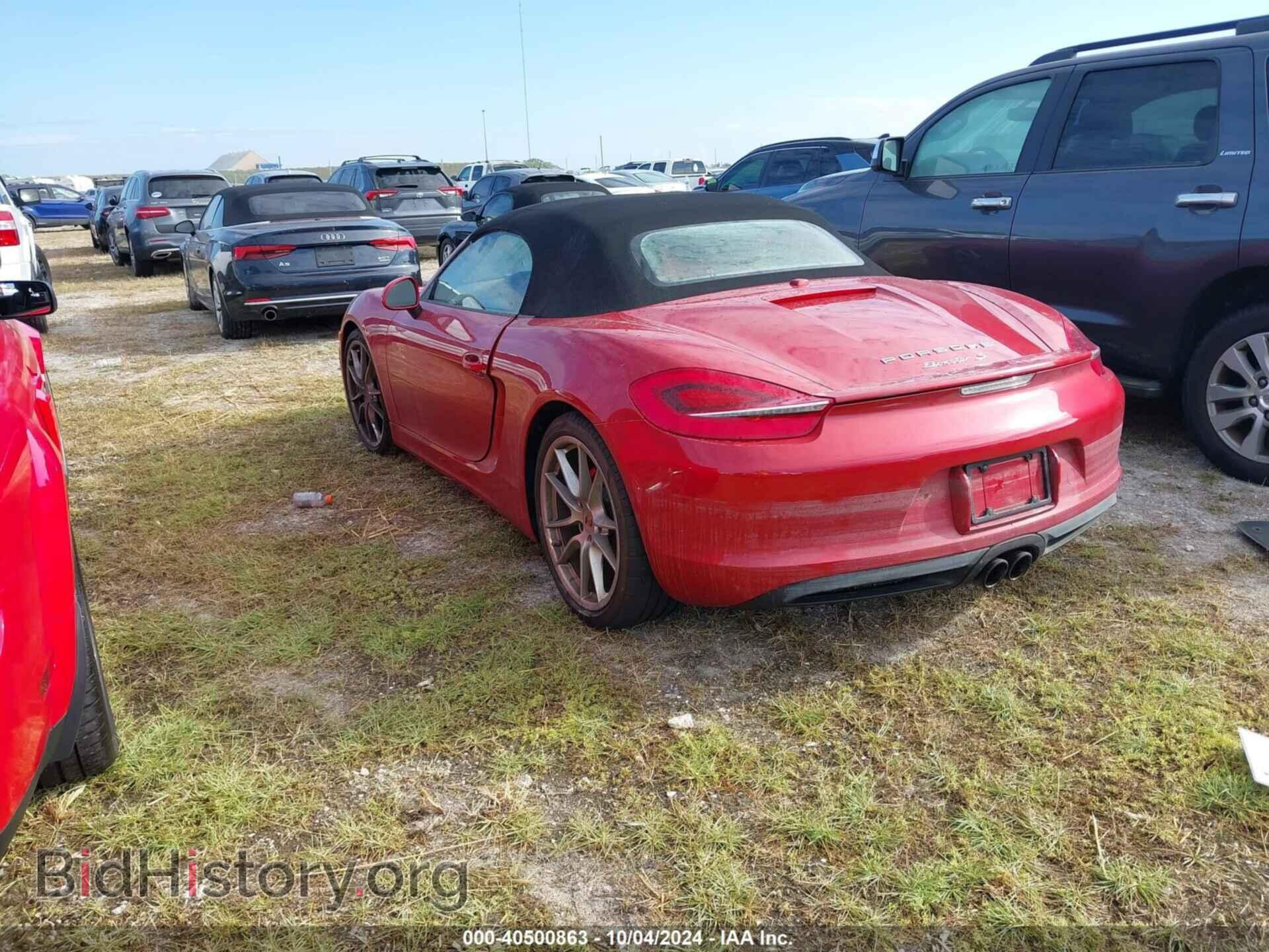 2014 PORSCHE BOXSTER - VIN: WP0CB2A81EK140643 - Фото 3