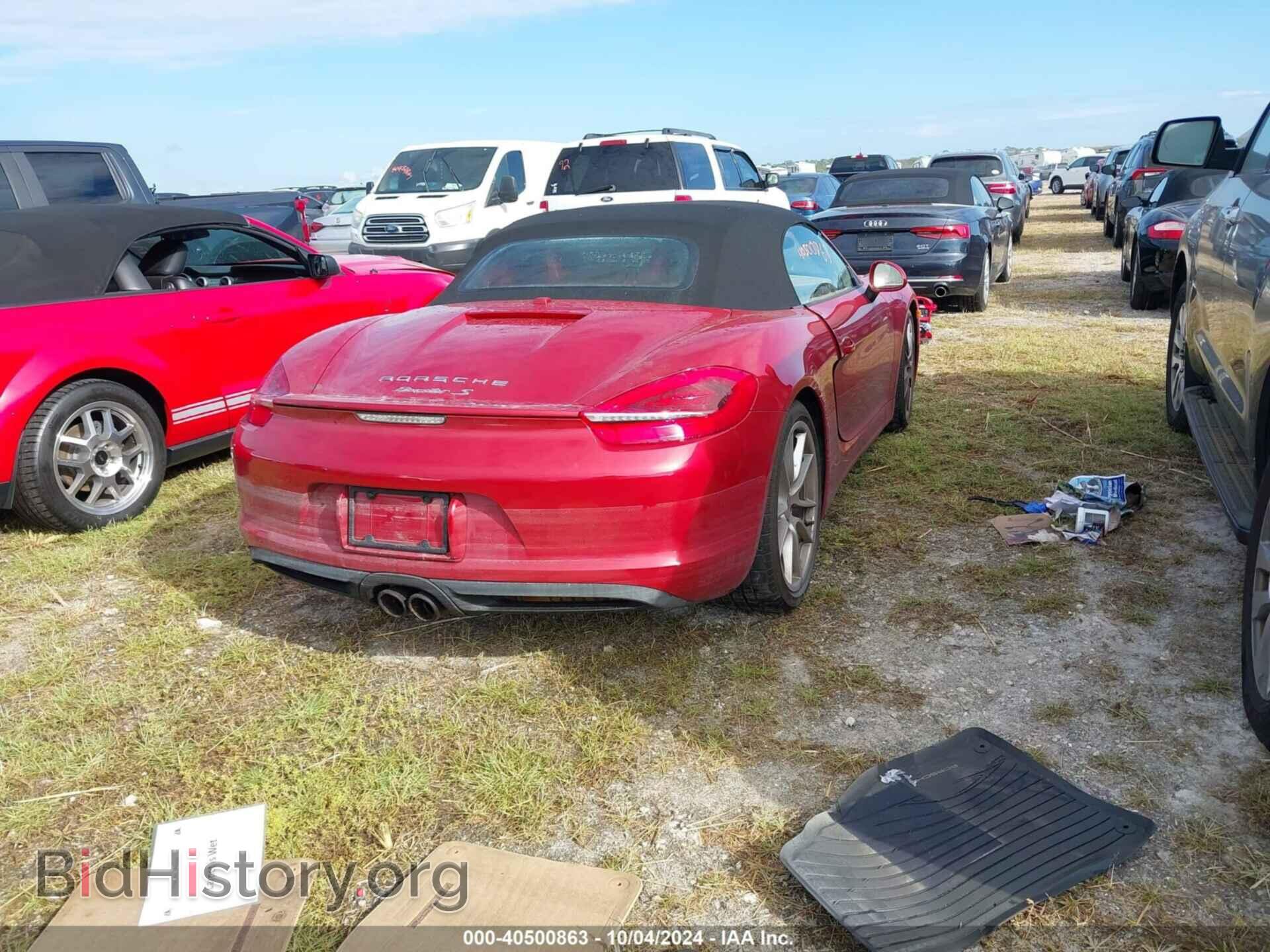 2014 PORSCHE BOXSTER - VIN: WP0CB2A81EK140643 - Фото 4