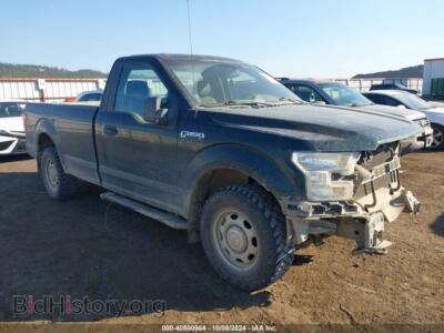 2015 Ford F-150 XL, зеленый — VIN 1FTNF1EF3FKD06016, IAAI