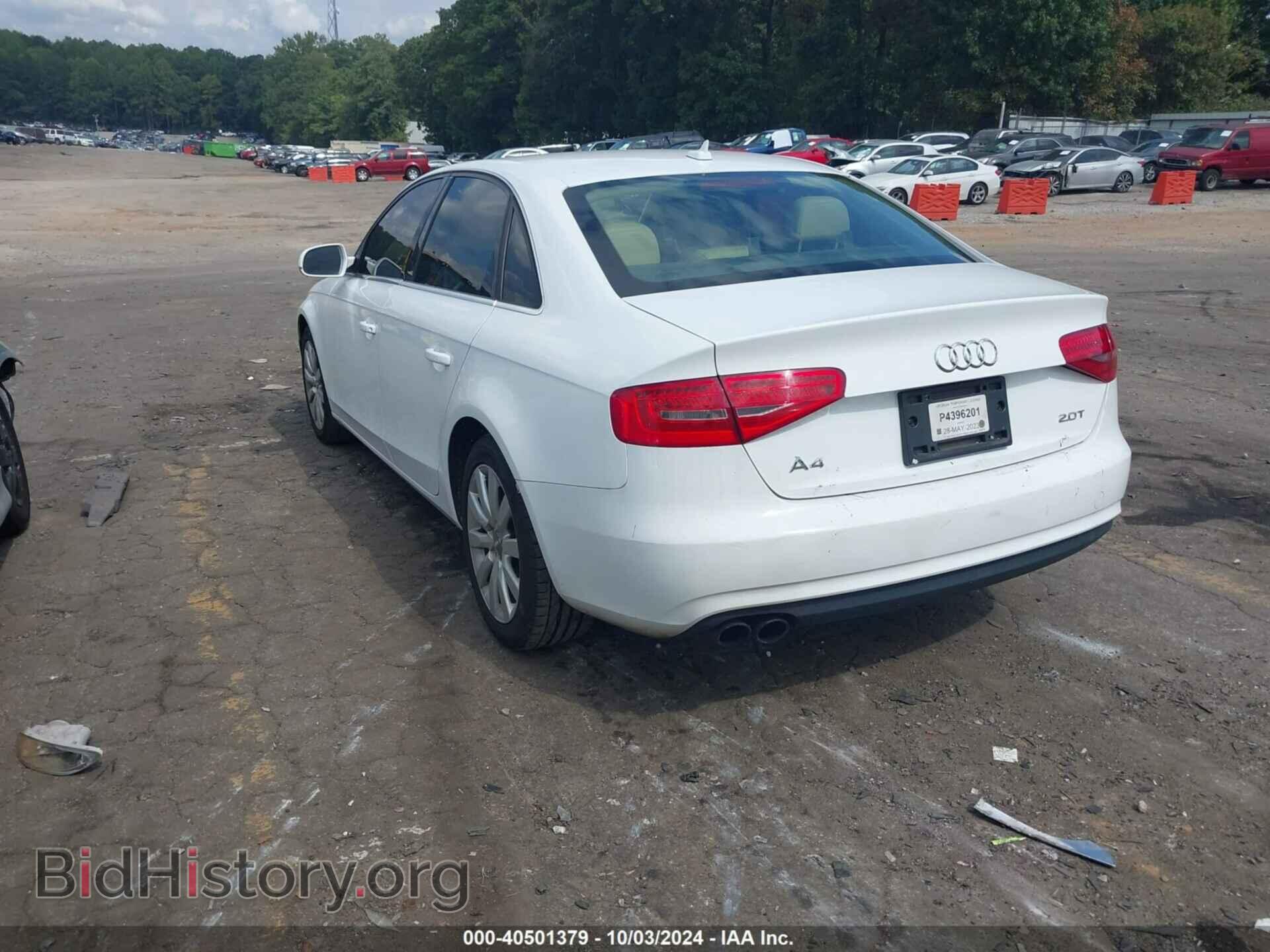 2013 AUDI A4 - VIN: WAUAFAFL1DN038014 - Фото 3