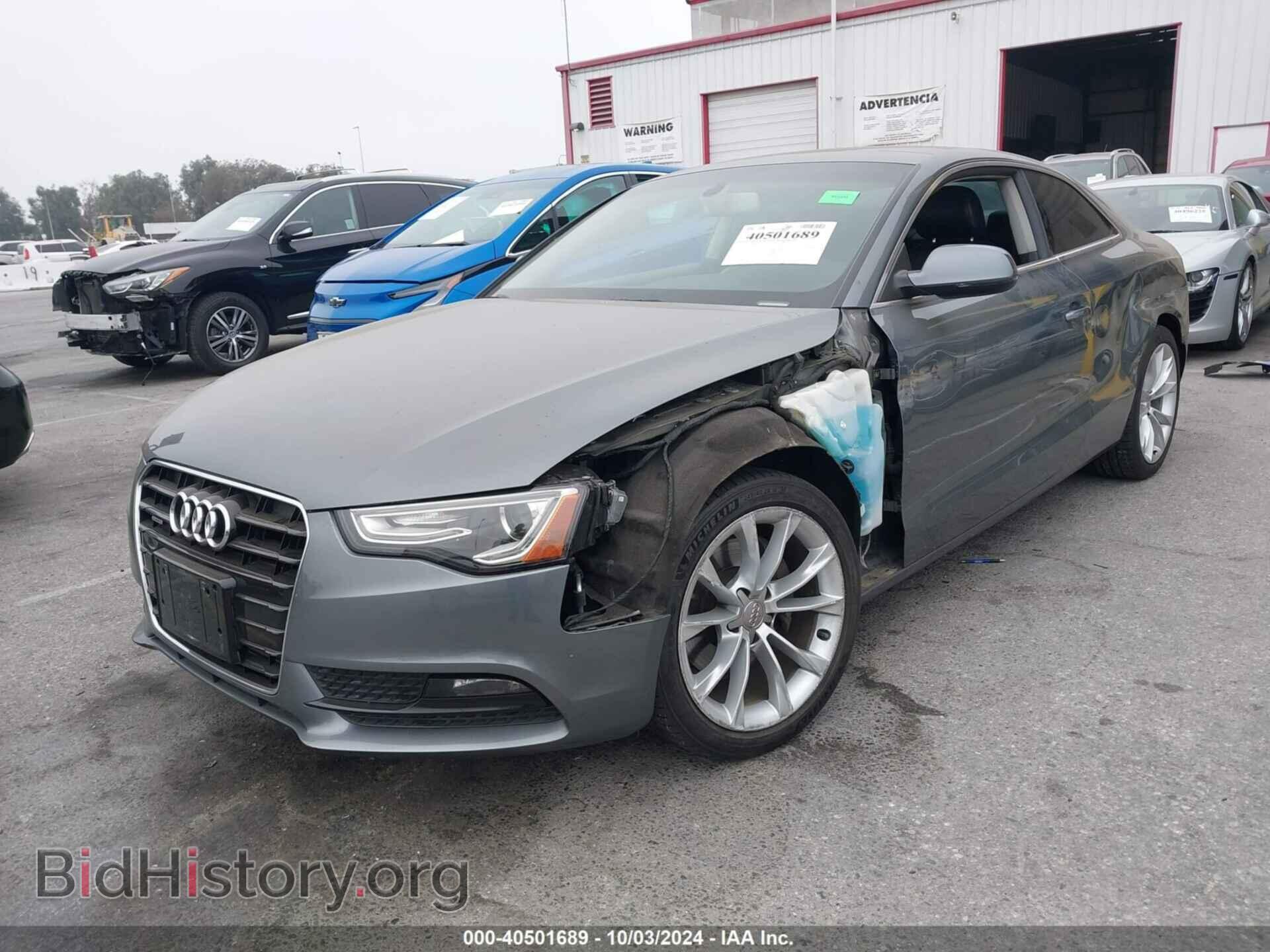 2014 AUDI A5 - VIN: WAUCFAFR1EA055370 - Фото 2