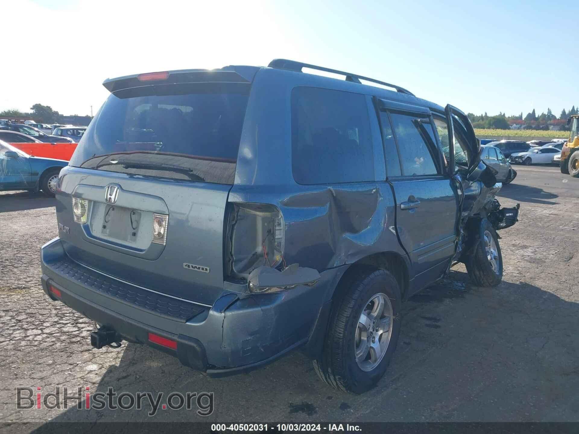 2006 HONDA PILOT - VIN: 2HKYF18596H561588 - Фото 4
