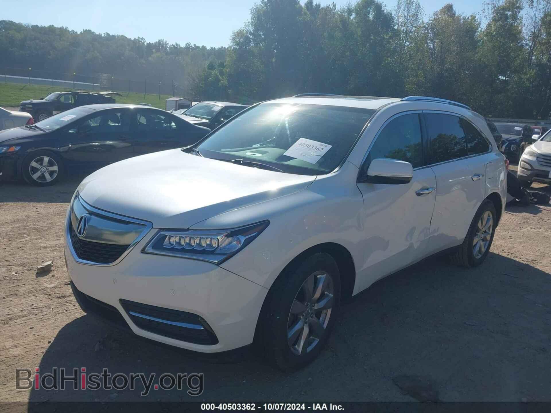 2015 ACURA MDX - VIN: 5FRYD3H83FB013126 - Фото 2