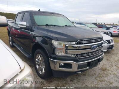 2019 Ford F-150 Lariat, черный — VIN 1FTEW1E48KFA29865, IAAI
