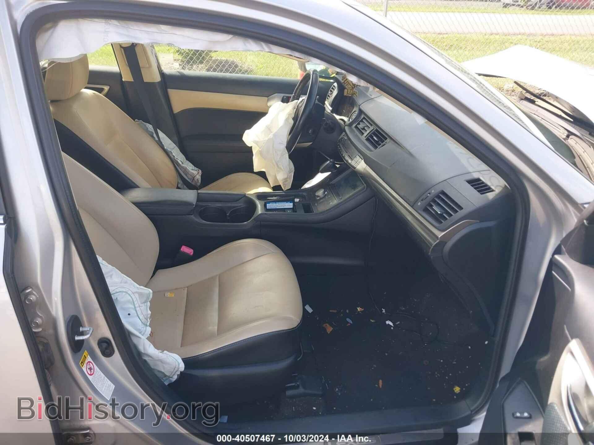 2015 LEXUS CT 200H - VIN: JTHKD5BH5F2250438 - Фото 5