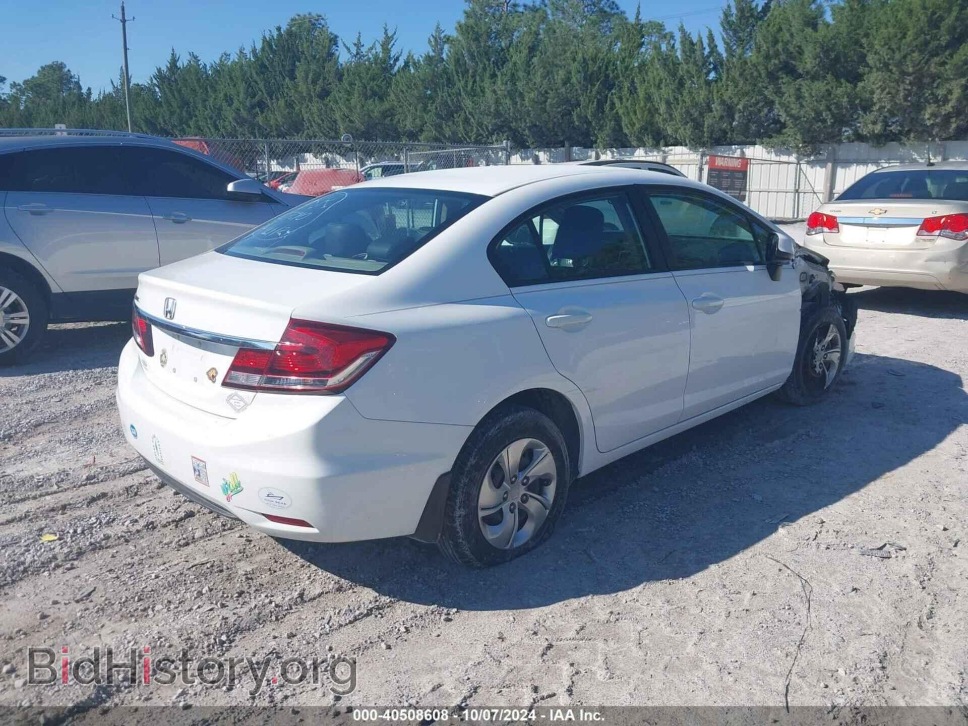 2013 HONDA CIVIC - VIN: 19XFB2F52DE042492 - Фото 4