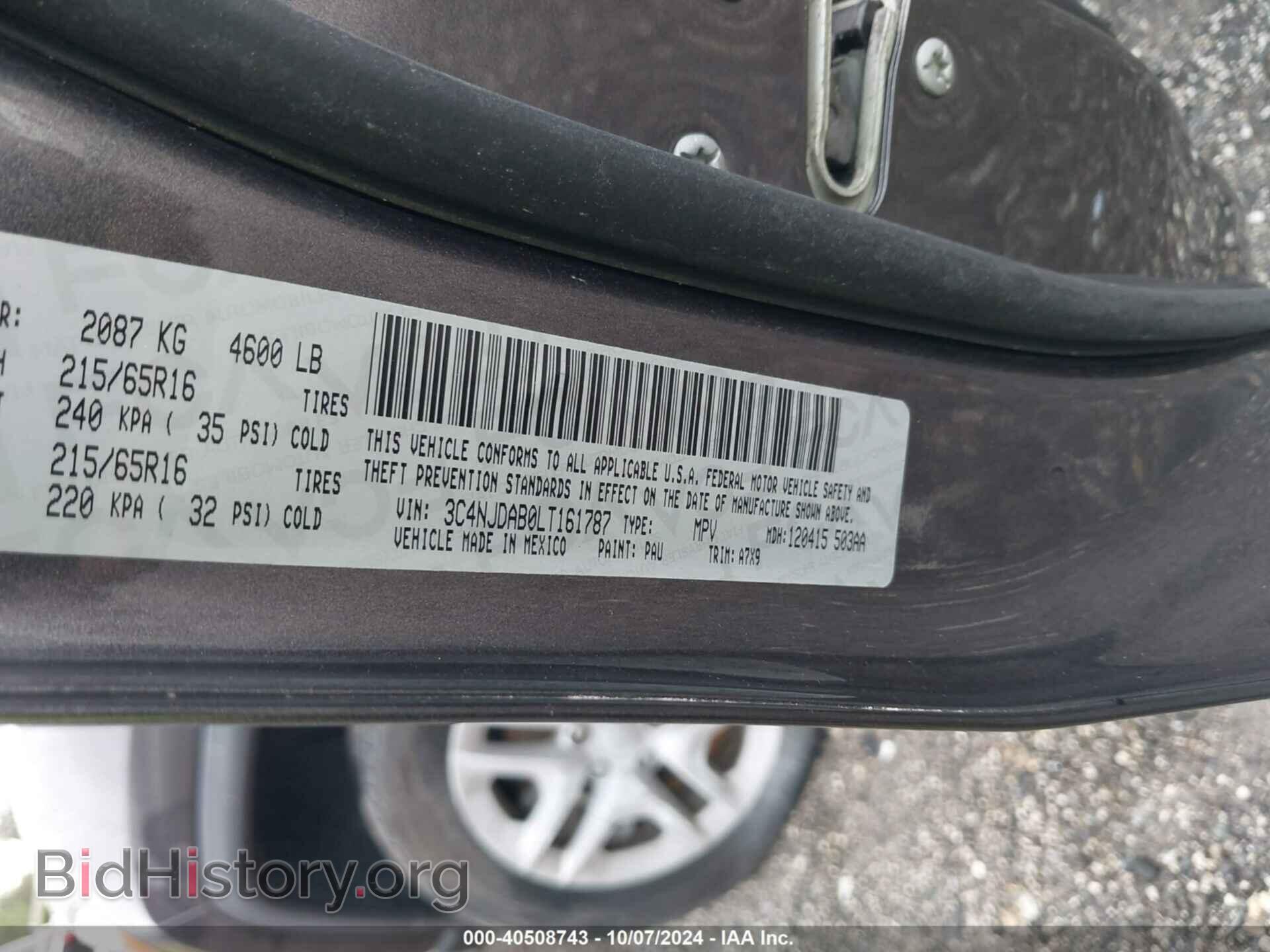 2020 JEEP COMPASS - VIN: 3C4NJDAB0LT161787 - Фото 9