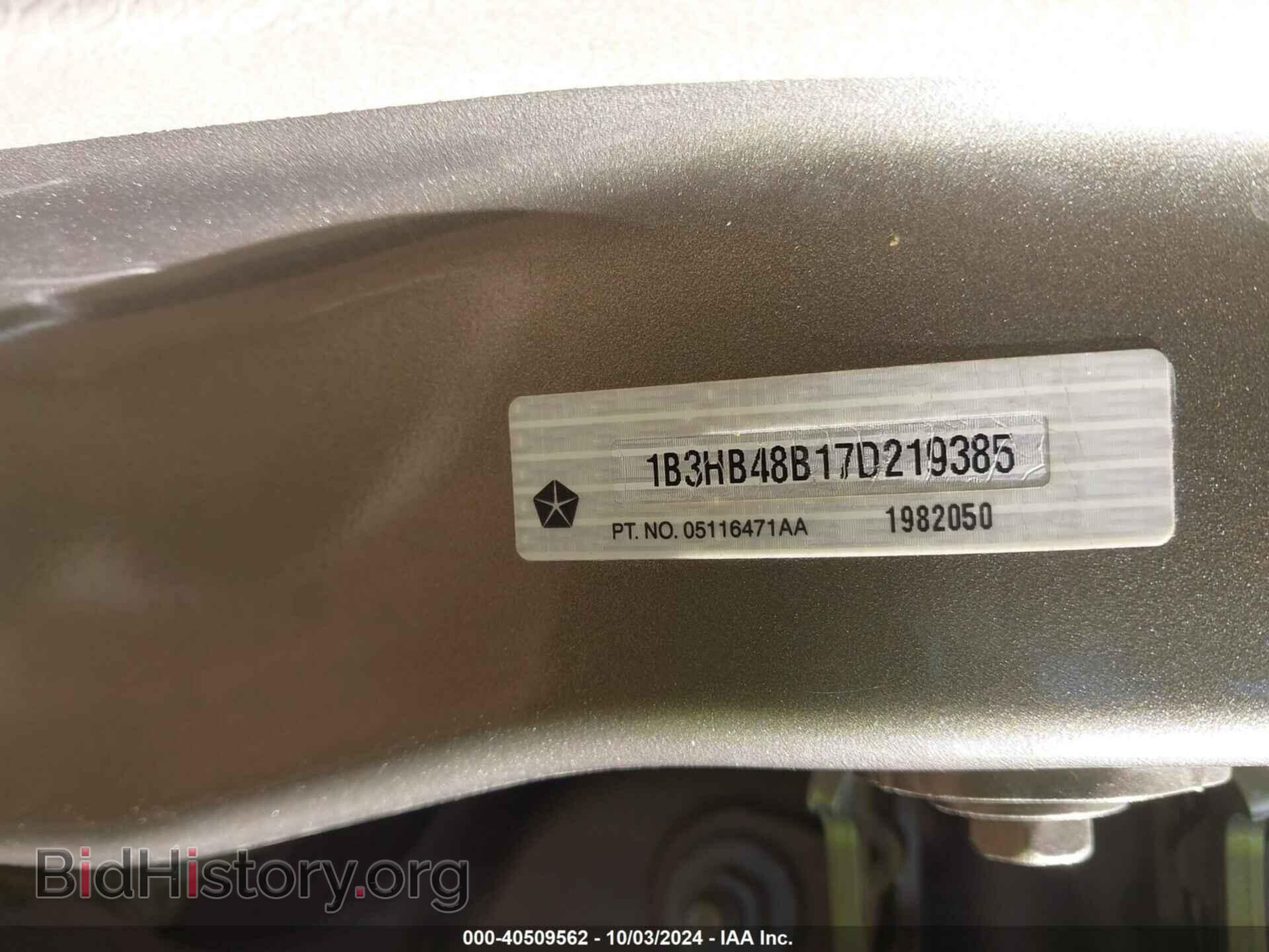 2007 DODGE CALIBER - VIN: 1B3HB48B17D219385 - Photo 9