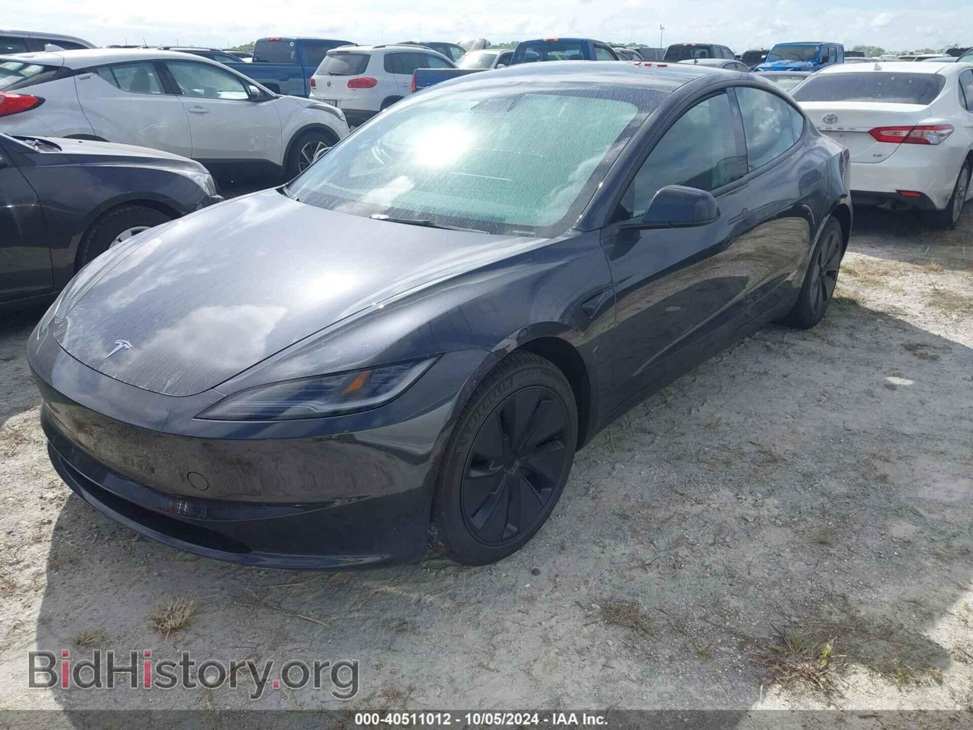 2024 TESLA MODEL 3 - VIN: 5YJ3E1EA2RF748043 - Photo 2