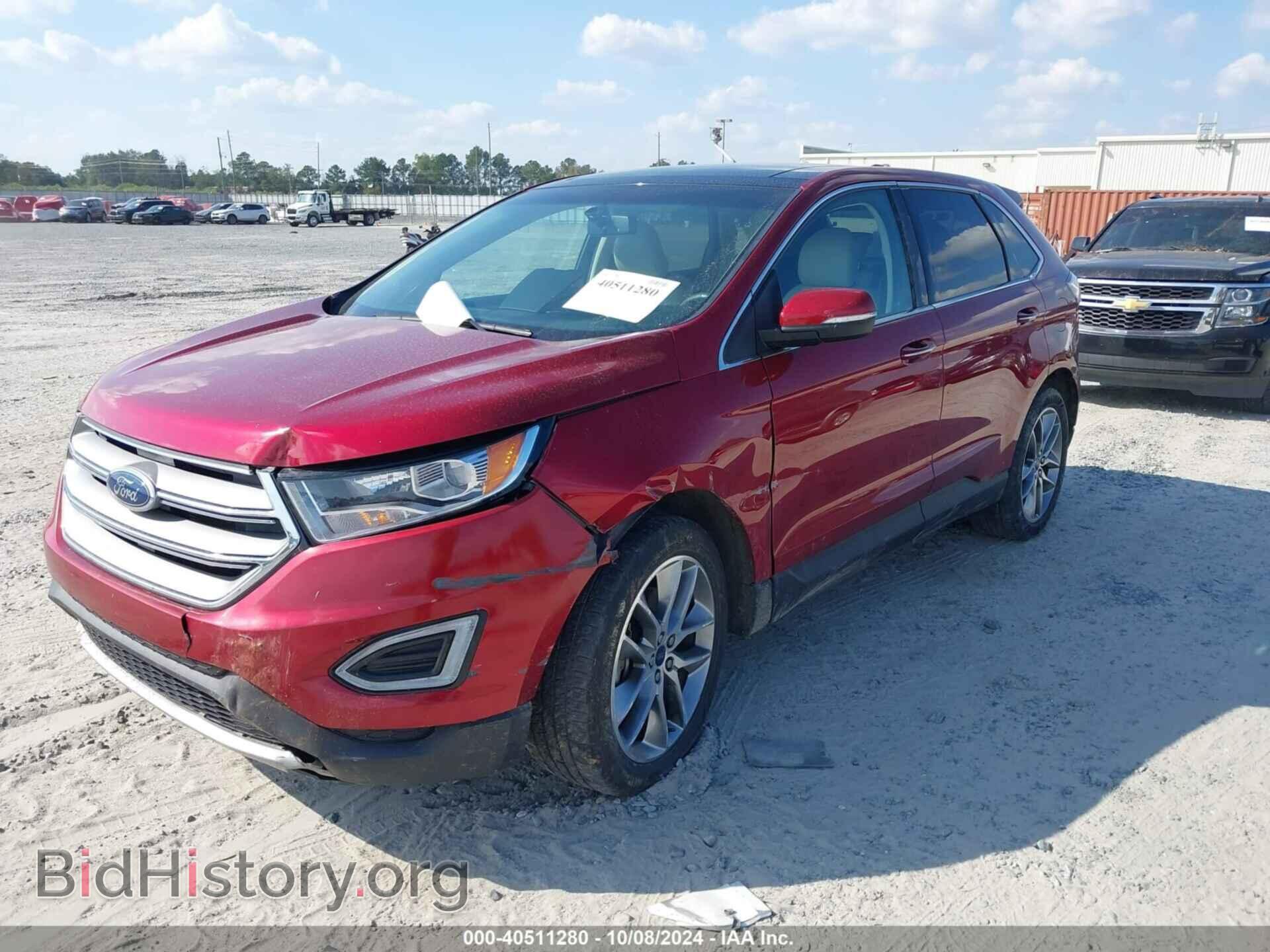 2016 FORD EDGE - VIN: 2FMPK3K82GBB25602 - Фото 2