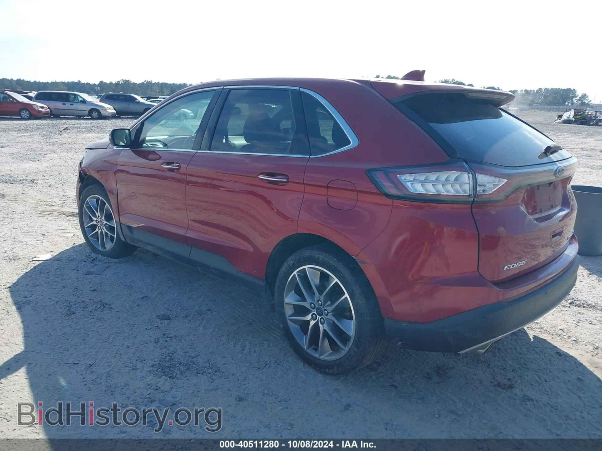 2016 FORD EDGE - VIN: 2FMPK3K82GBB25602 - Фото 3