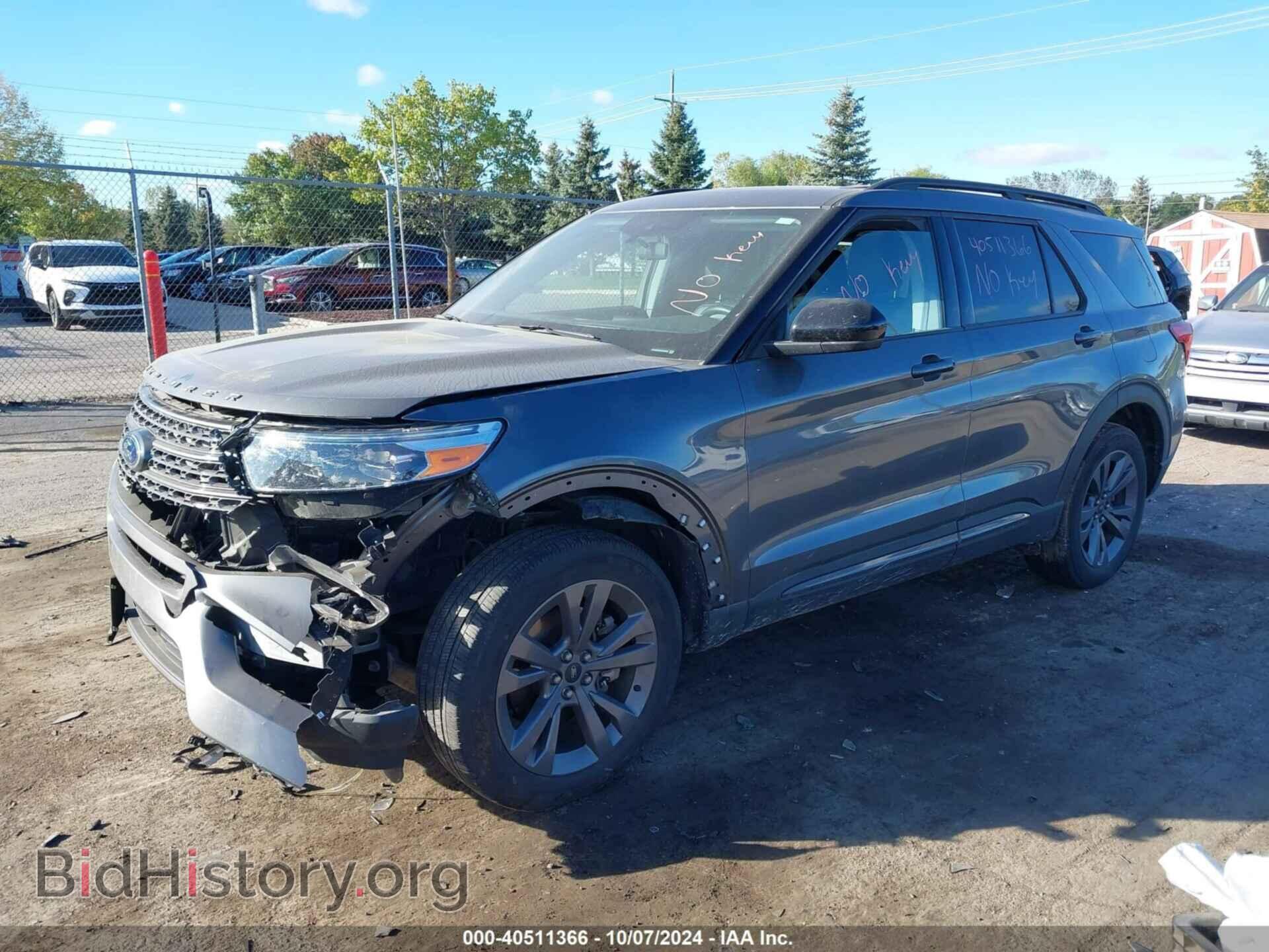 2022 FORD EXPLORER - VIN: 1FMSK8DHXNGA89989 - Фото 2