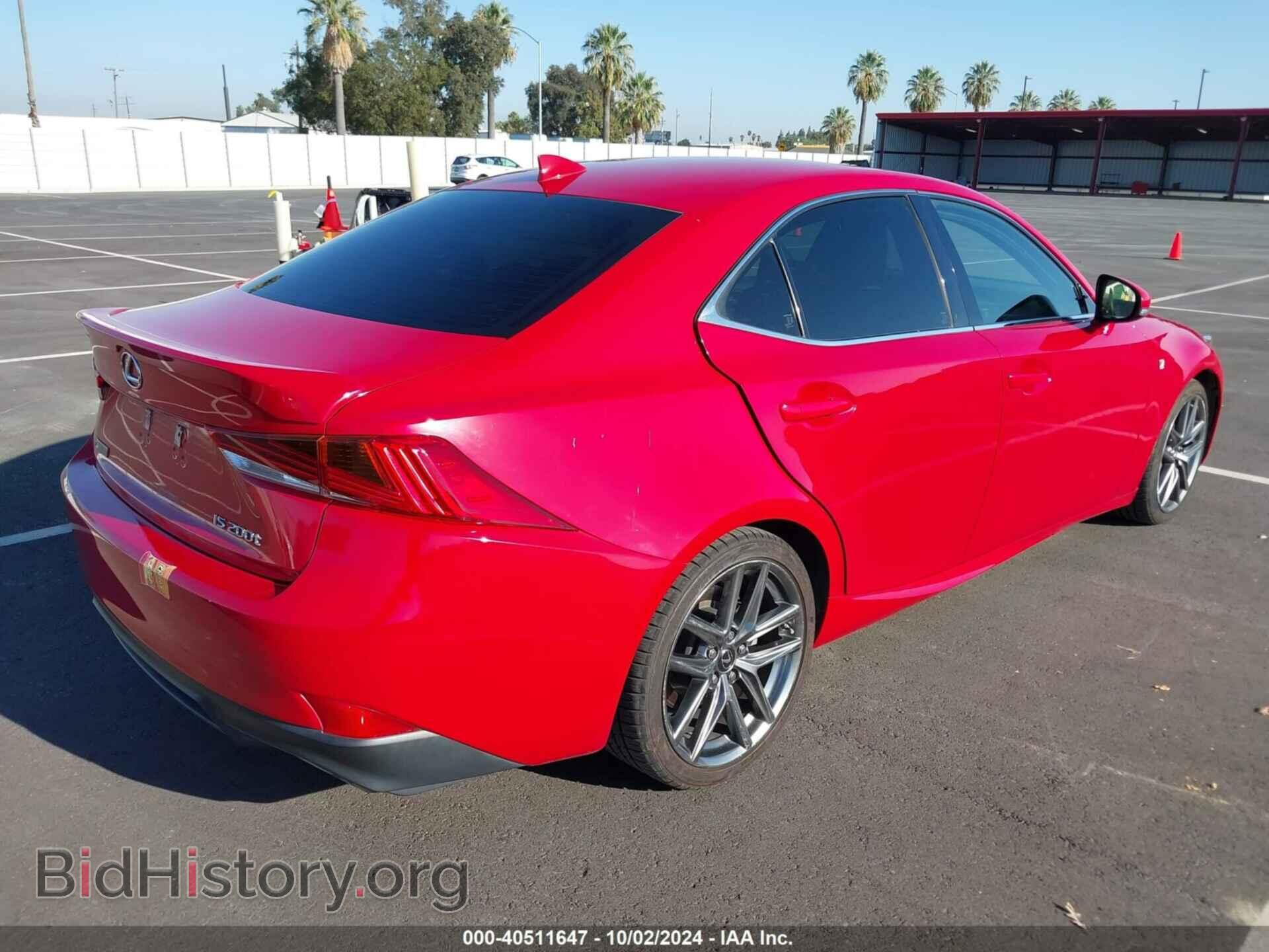 2017 LEXUS IS 200T - VIN: JTHBA1D27H5047286 - Фото 4