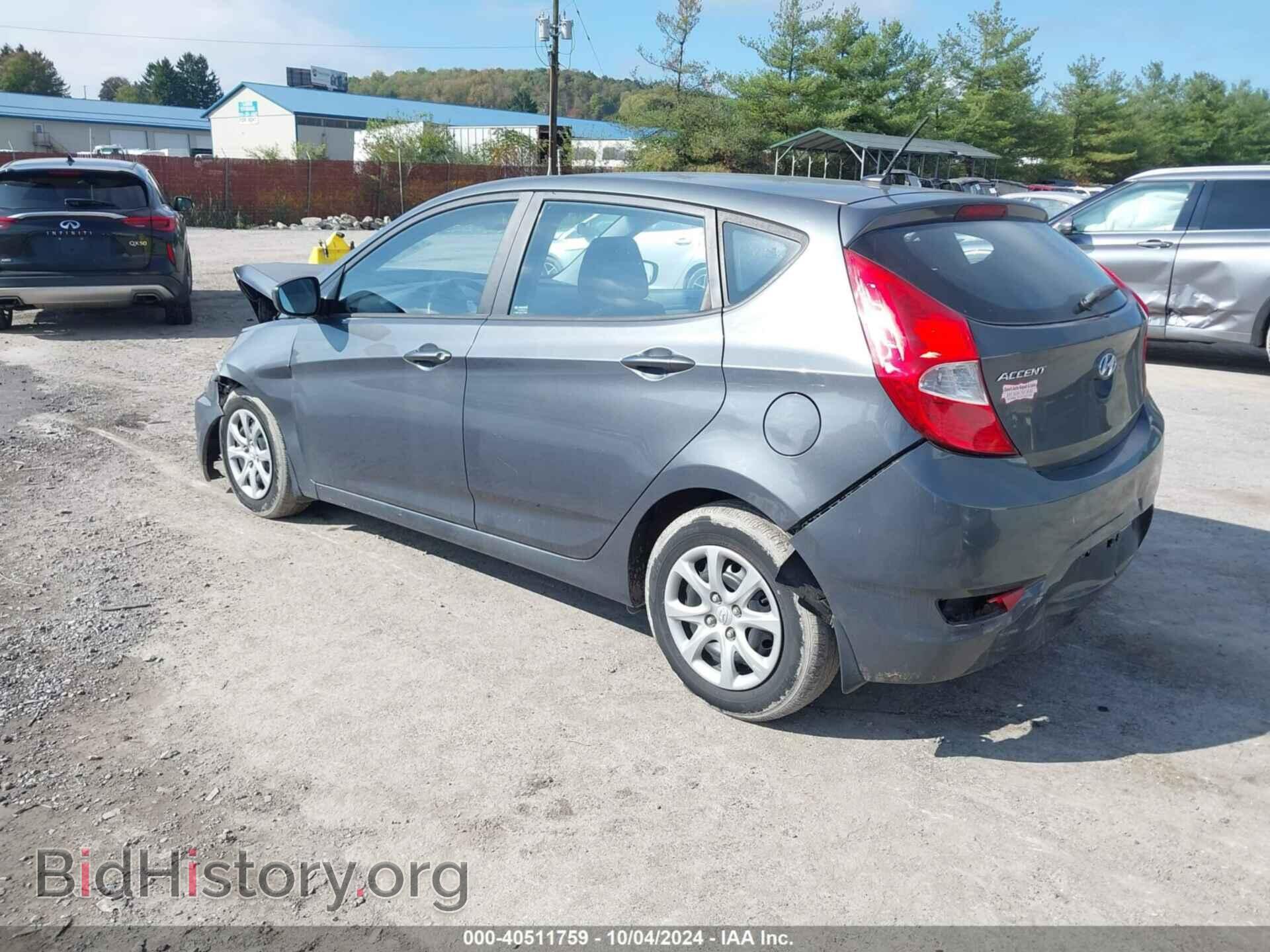 2012 HYUNDAI ACCENT - VIN: KMHCT5AE4CU042420 - Фото 3