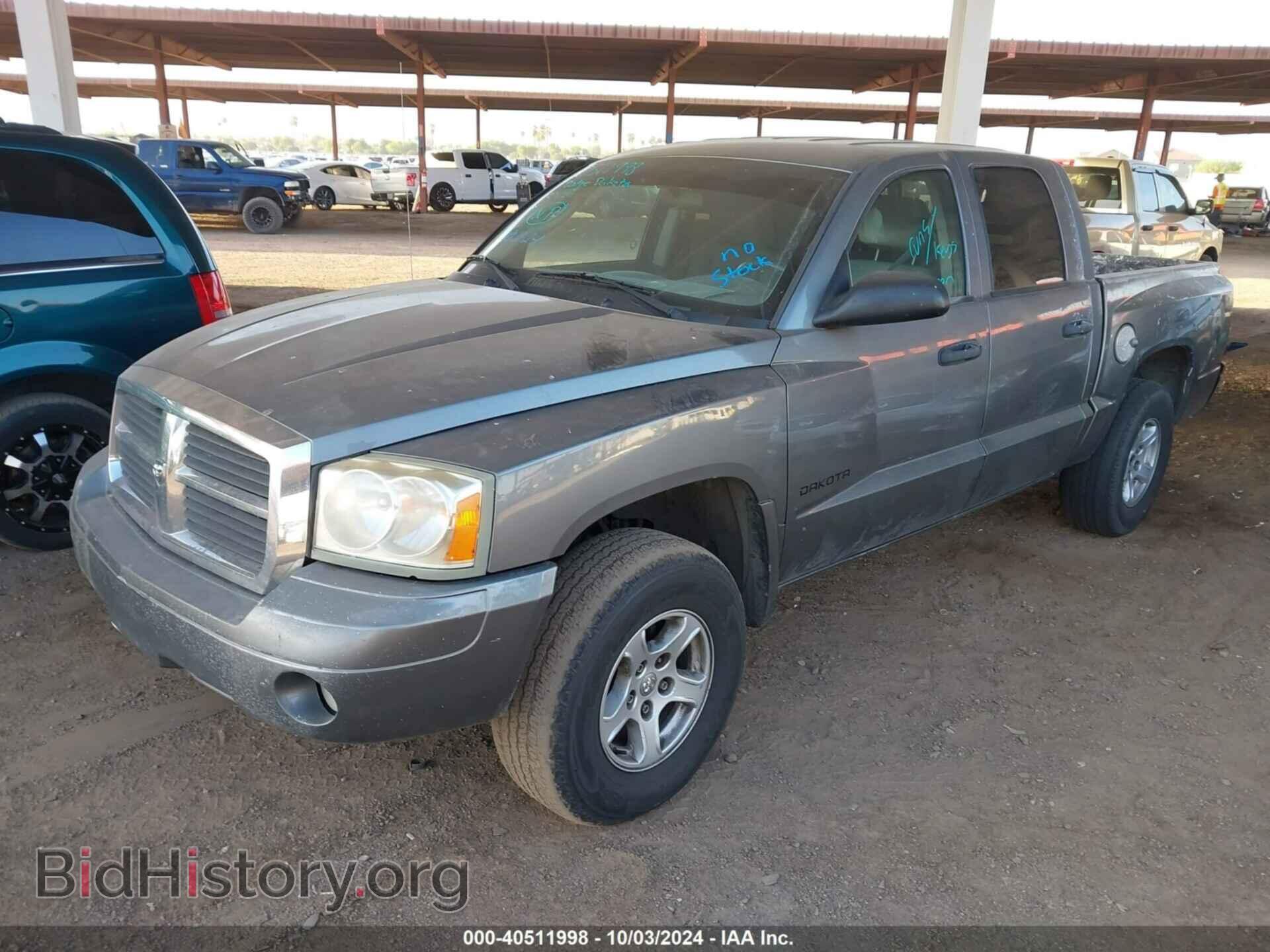 2006 DODGE DAKOTA - VIN: 1D7HE48K46S509822 - Фото 2