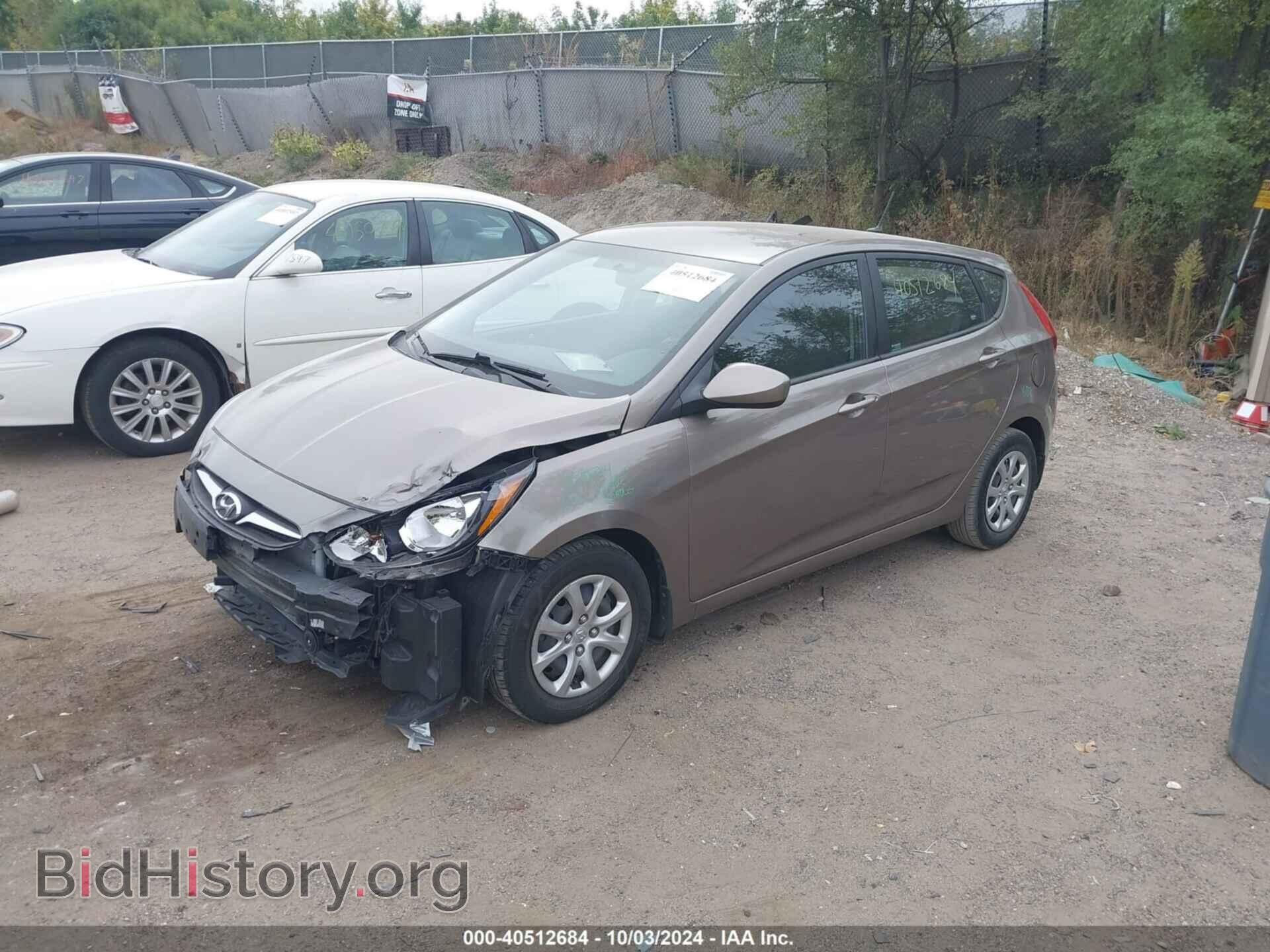 2013 HYUNDAI ACCENT - VIN: KMHCT5AE4DU103105 - Фото 2