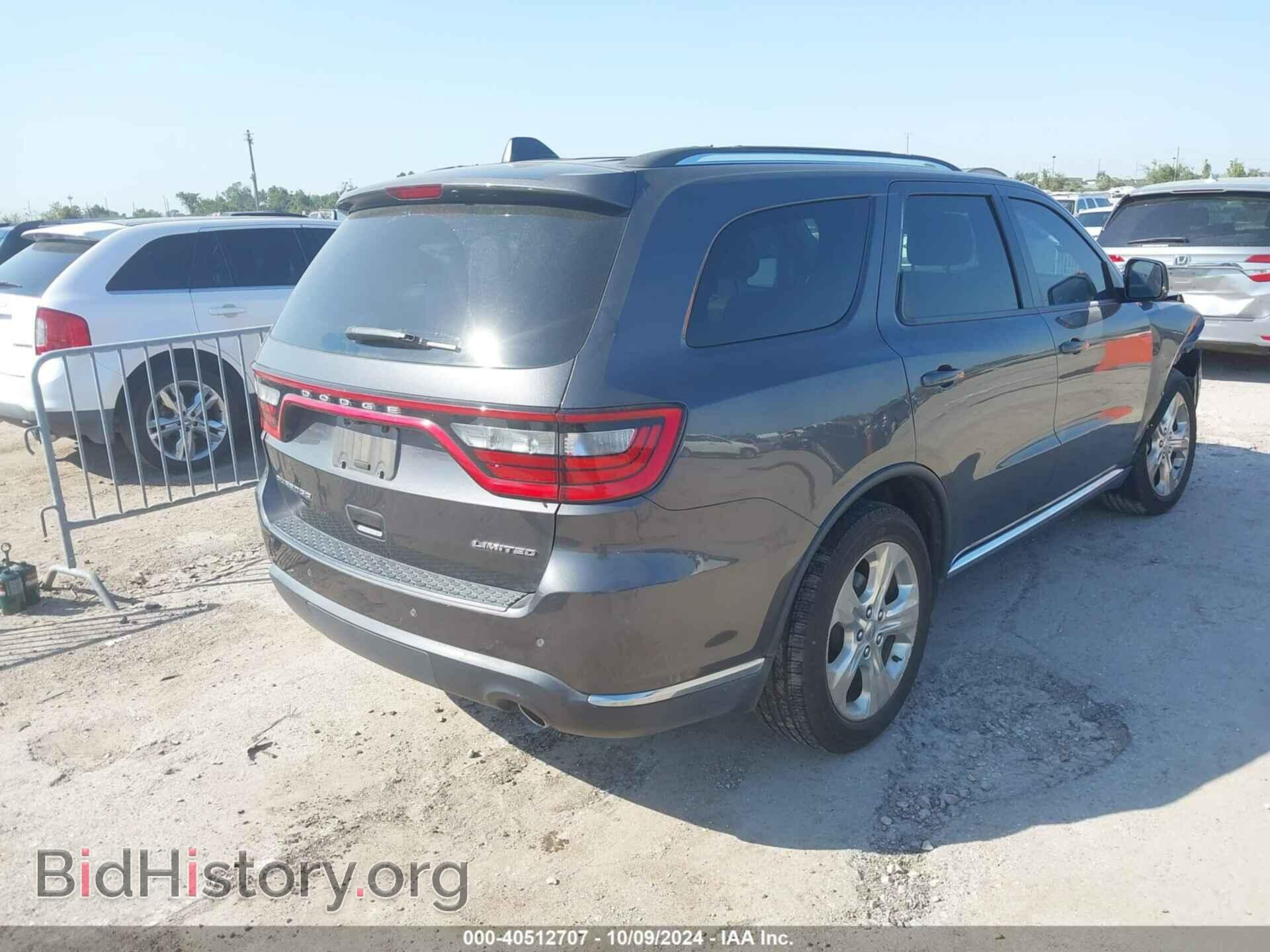 2015 DODGE DURANGO - VIN: 1C4RDHDGXFC145460 - Фото 4
