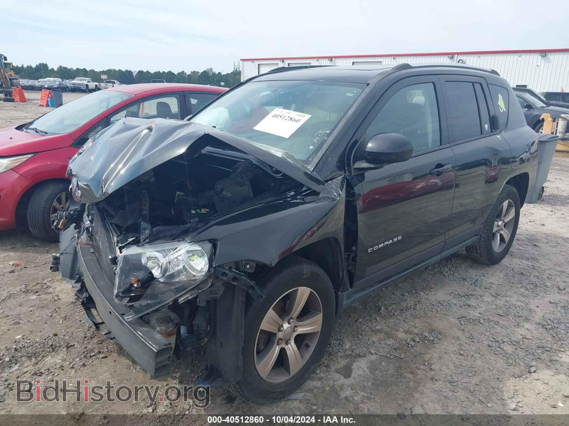 2016 JEEP COMPASS - VIN: 1C4NJDEB2GD746067 - Фото 2