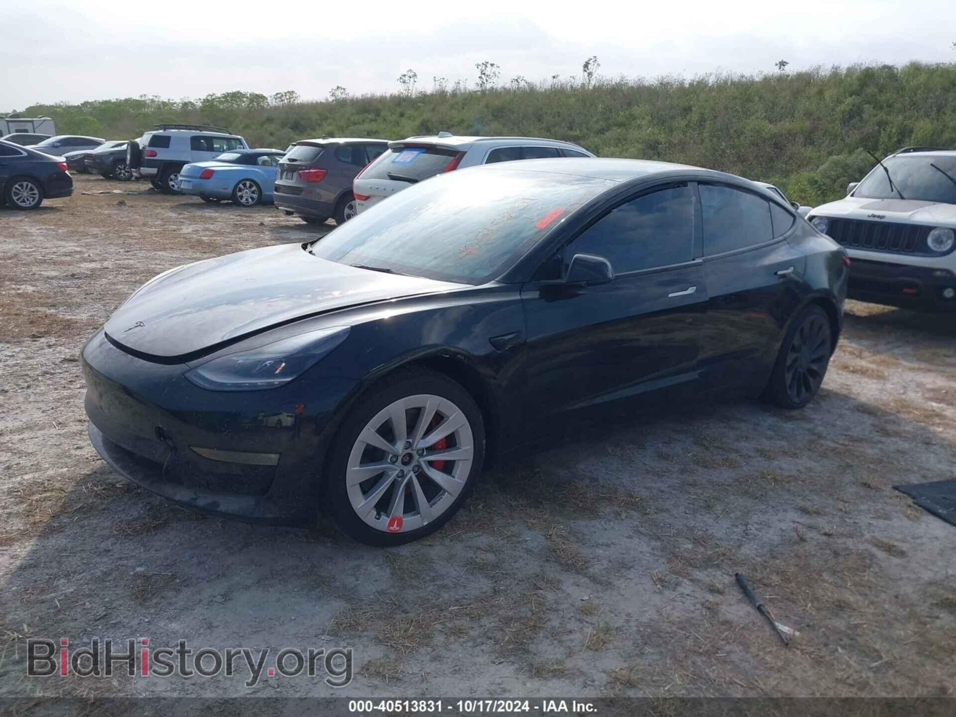 2021 TESLA MODEL 3 - VIN: 5YJ3E1EC7MF092545 - Фото 2