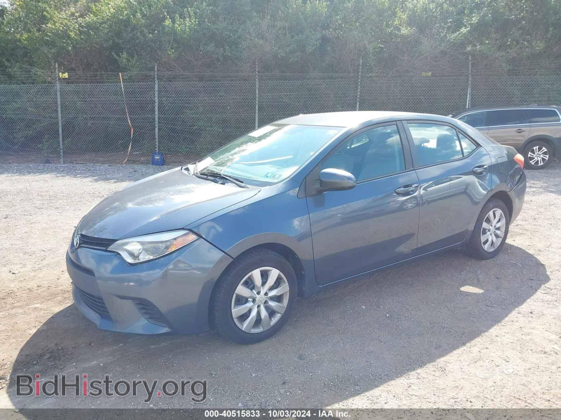 2014 TOYOTA COROLLA - VIN: 2T1BURHE4EC003949 - Фото 2