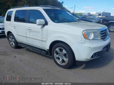 2013 Honda PILOT EX-L, белый — VIN 5FNYF4H53DB075646, IAAI