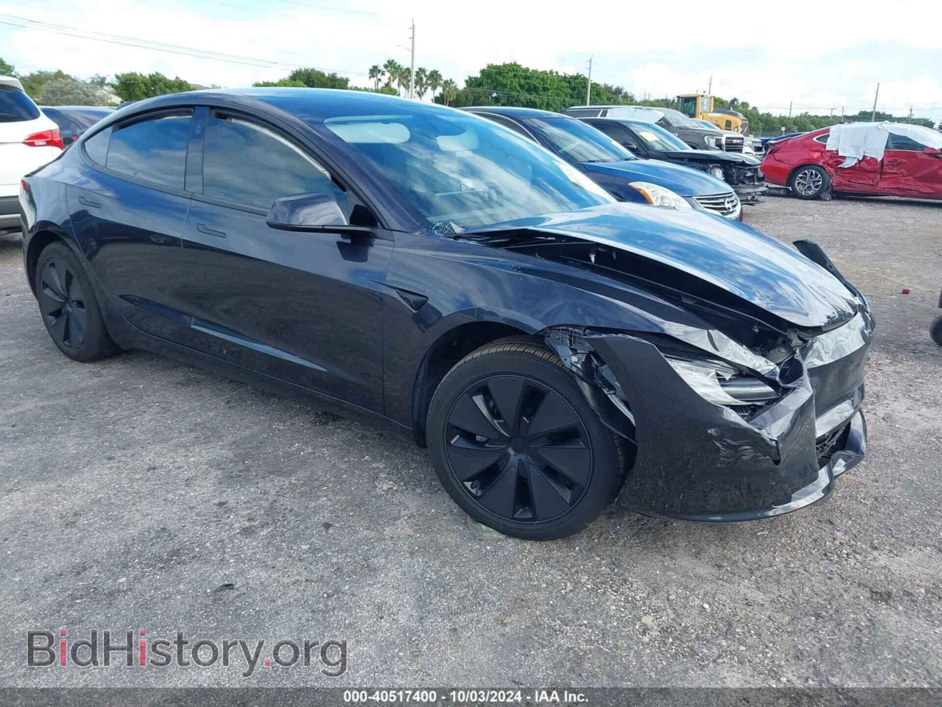 Photo 5YJ3E1EA6RF742455 - TESLA MODEL 3 2024