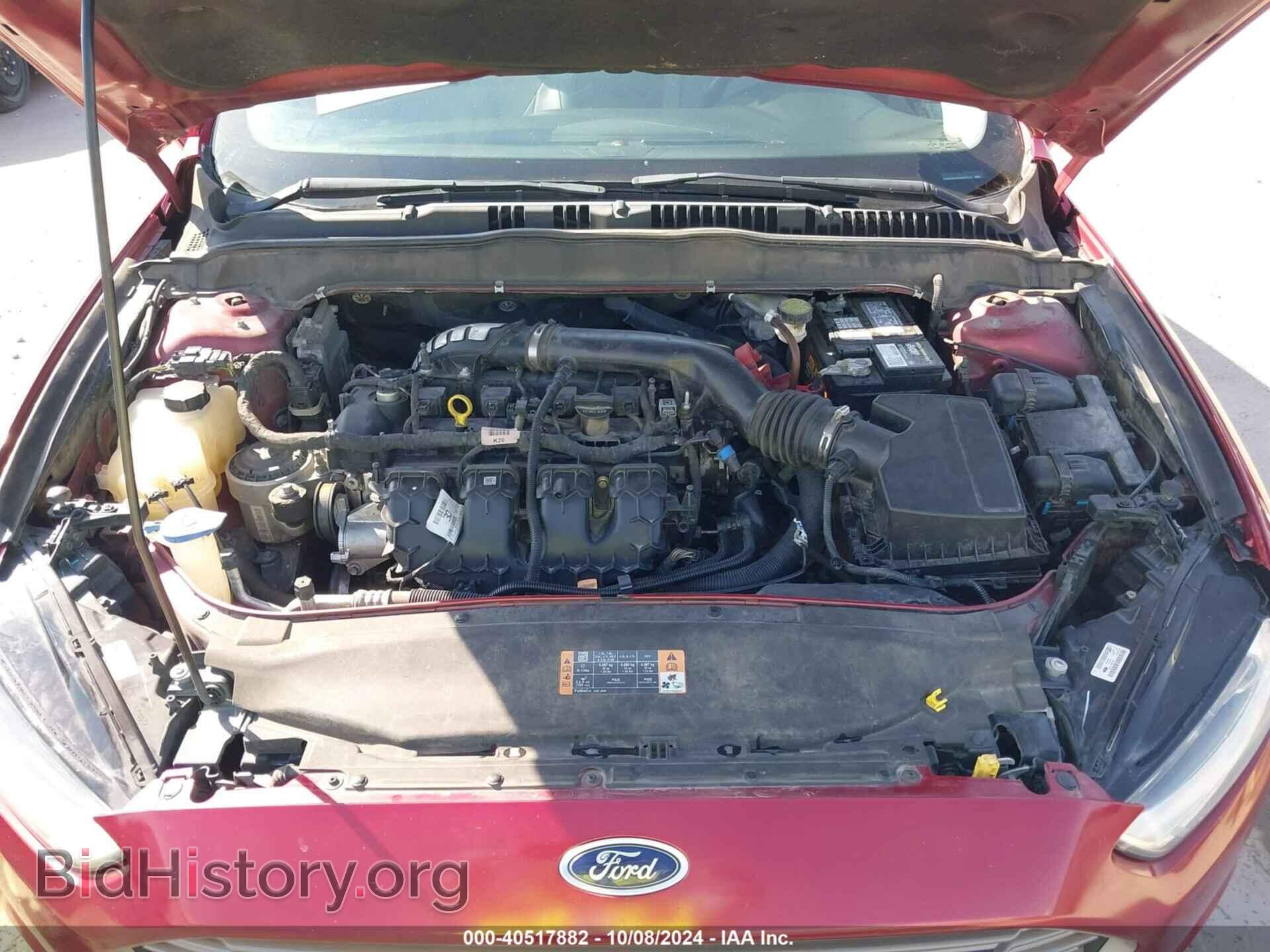 2016 FORD FUSION - VIN: 3FA6P0K9XGR327314 - Фото 10