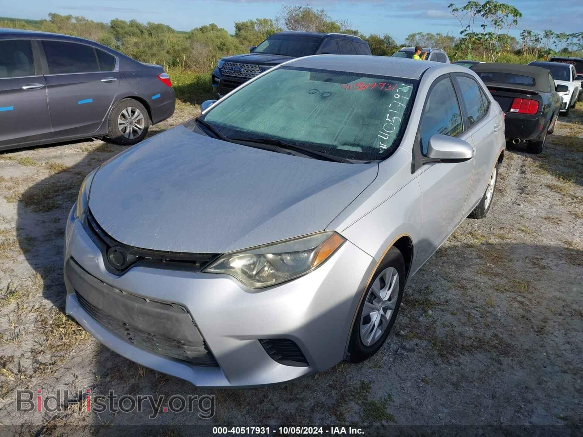 2015 TOYOTA COROLLA - VIN: 2T1BURHE4FC233251 - Фото 2