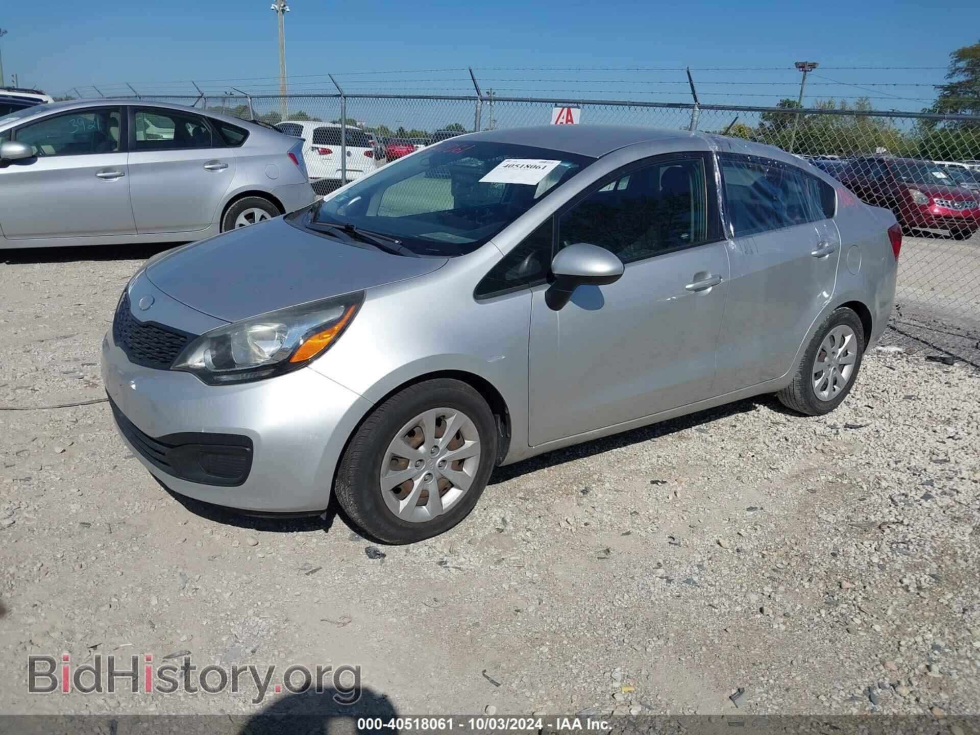 2013 KIA RIO - VIN: KNADM4A35D6219042 - Фото 2