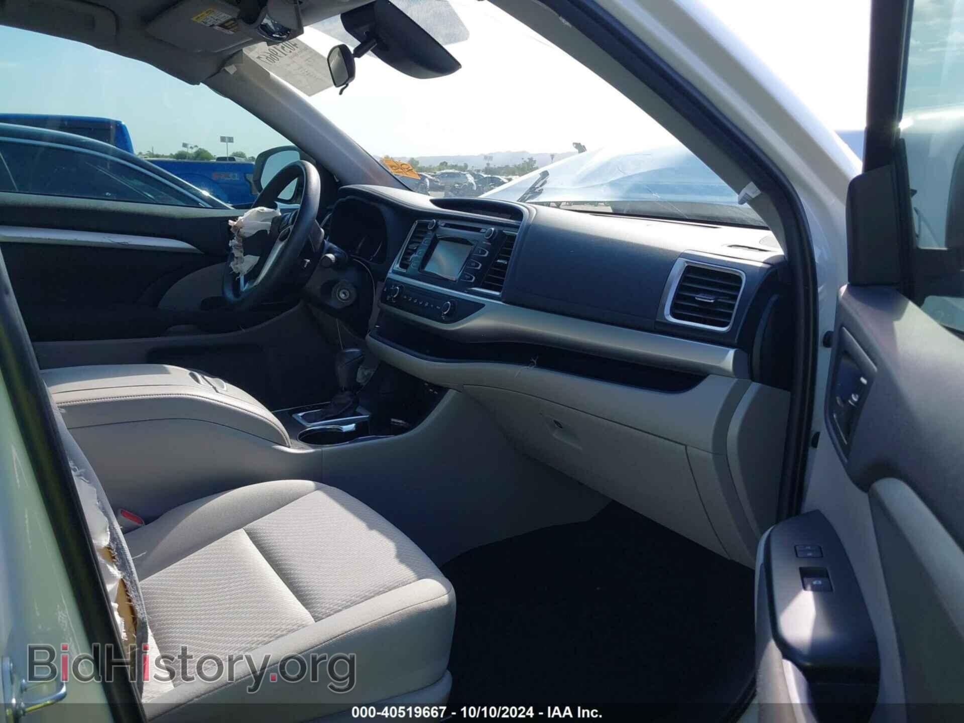 2019 TOYOTA HIGHLANDER - VIN: 5TDZZRFH4KS366848 - Фото 5