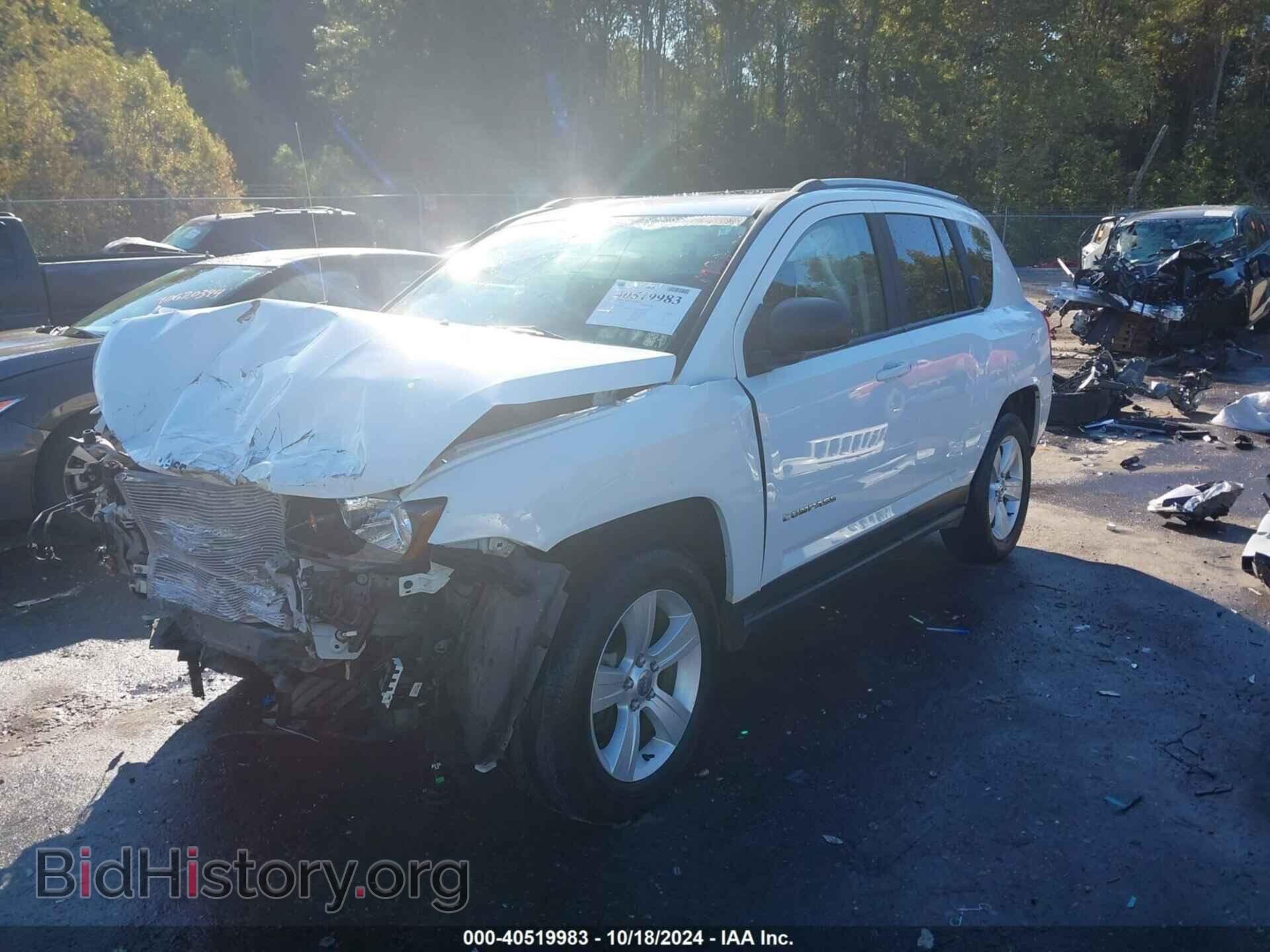 2015 JEEP COMPASS - VIN: 1C4NJCBB1FD246673 - Фото 2