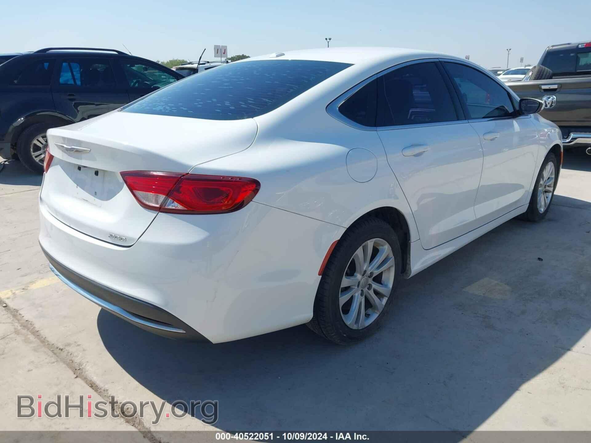 2015 CHRYSLER 200 - VIN: 1C3CCCAB1FN635363 - Фото 4