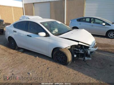 2013 Dodge DART SE, white — VIN 1C3CDFAA7DD329311, IAAI