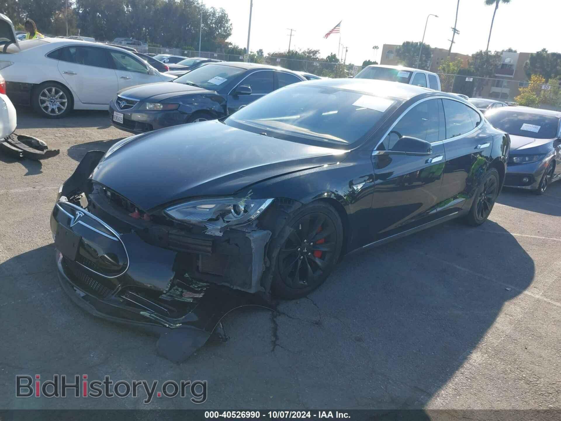 2014 TESLA MODEL S - VIN: 5YJSA1H10EFP46420 - Photo 2