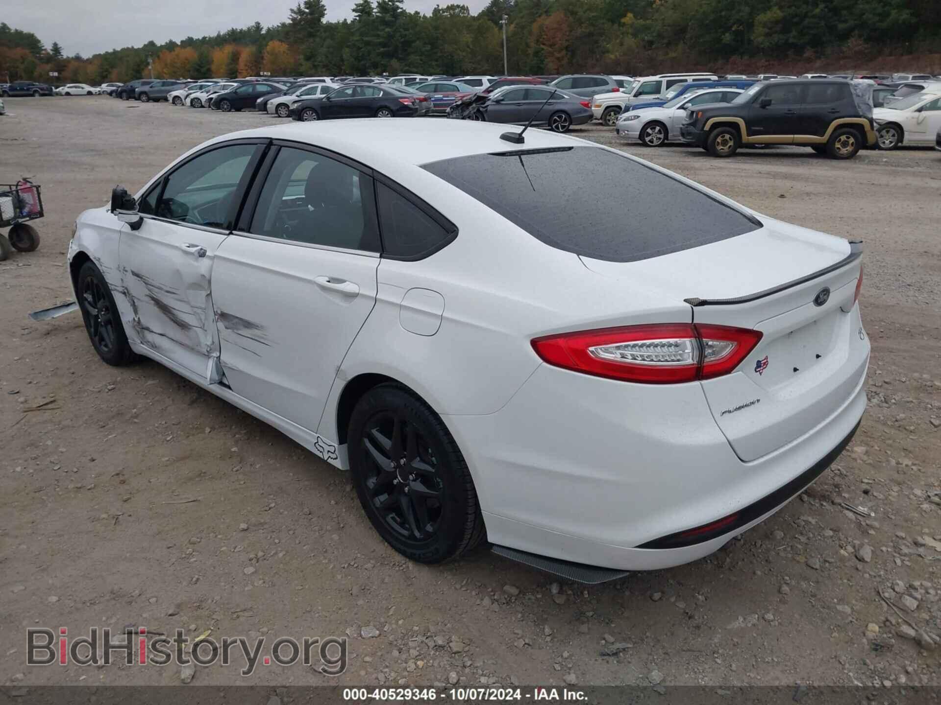 2013 FORD FUSION - VIN: 3FA6P0H7XDR270615 - Фото 3