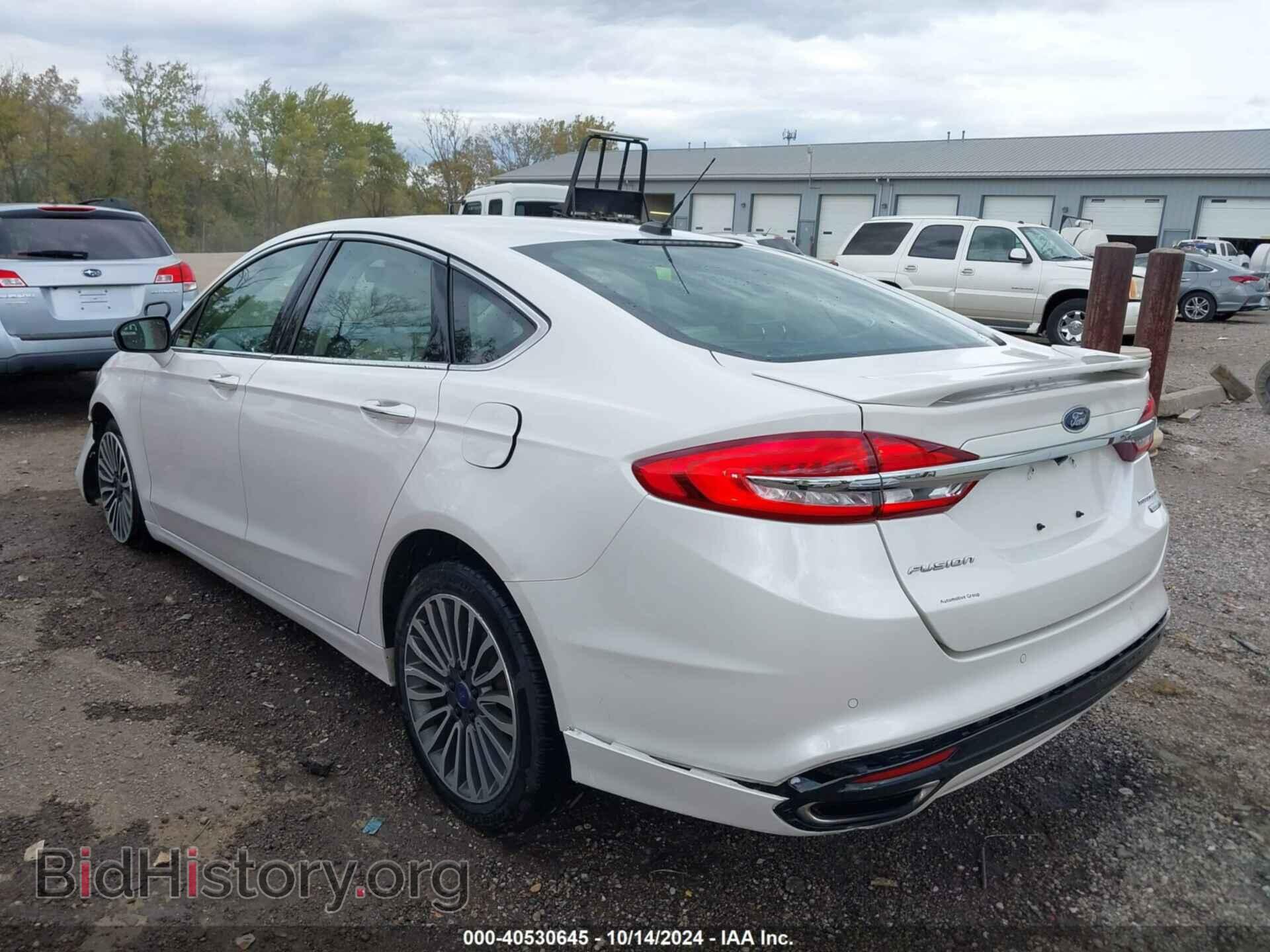 2018 FORD FUSION - VIN: 3FA6P0D96JR146098 - Фото 3