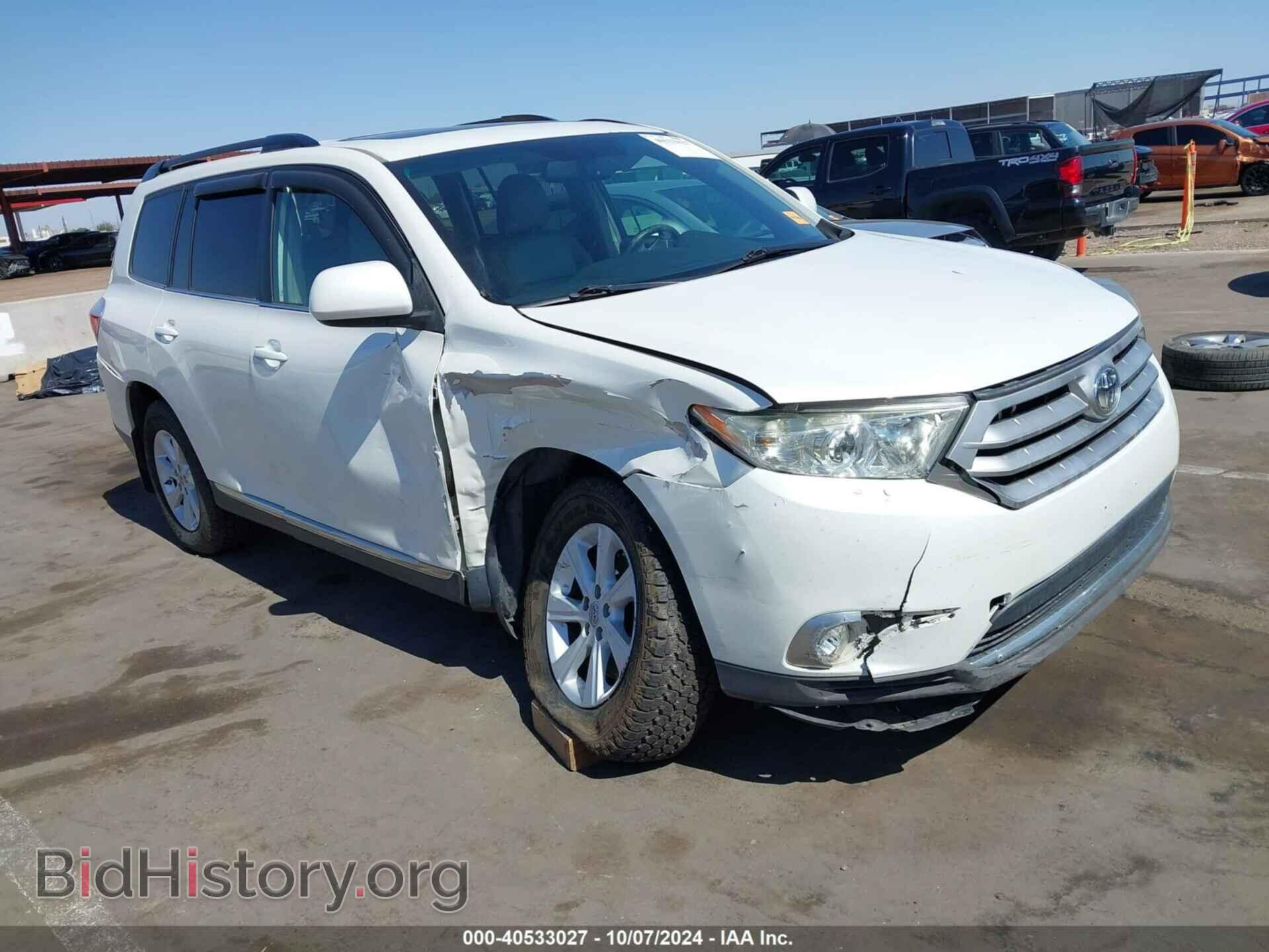 Фотография 5TDBK3EH0CS102192 - TOYOTA HIGHLANDER 2012