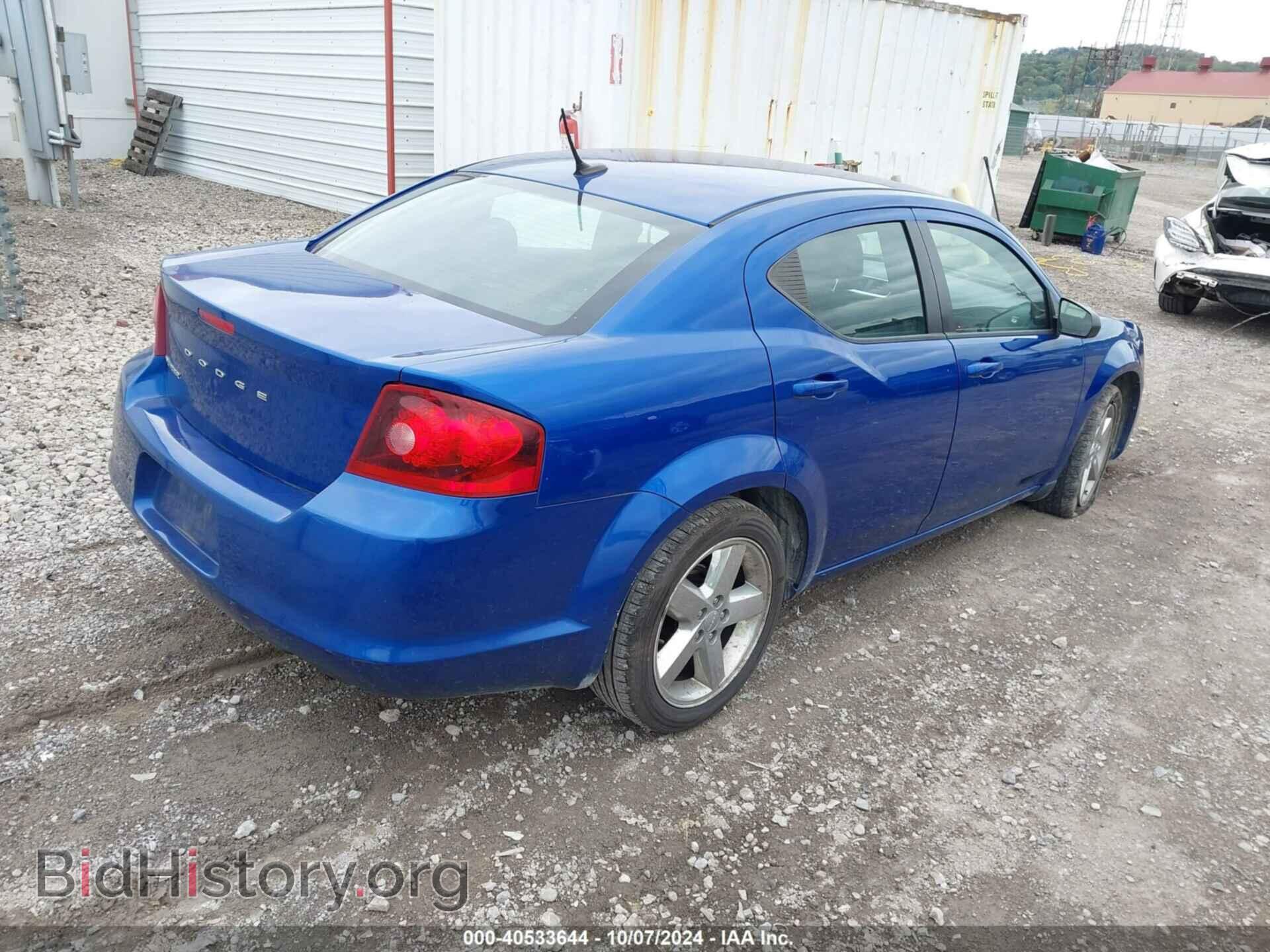 2013 DODGE AVENGER - VIN: 1C3CDZAB9DN688602 - Фото 4